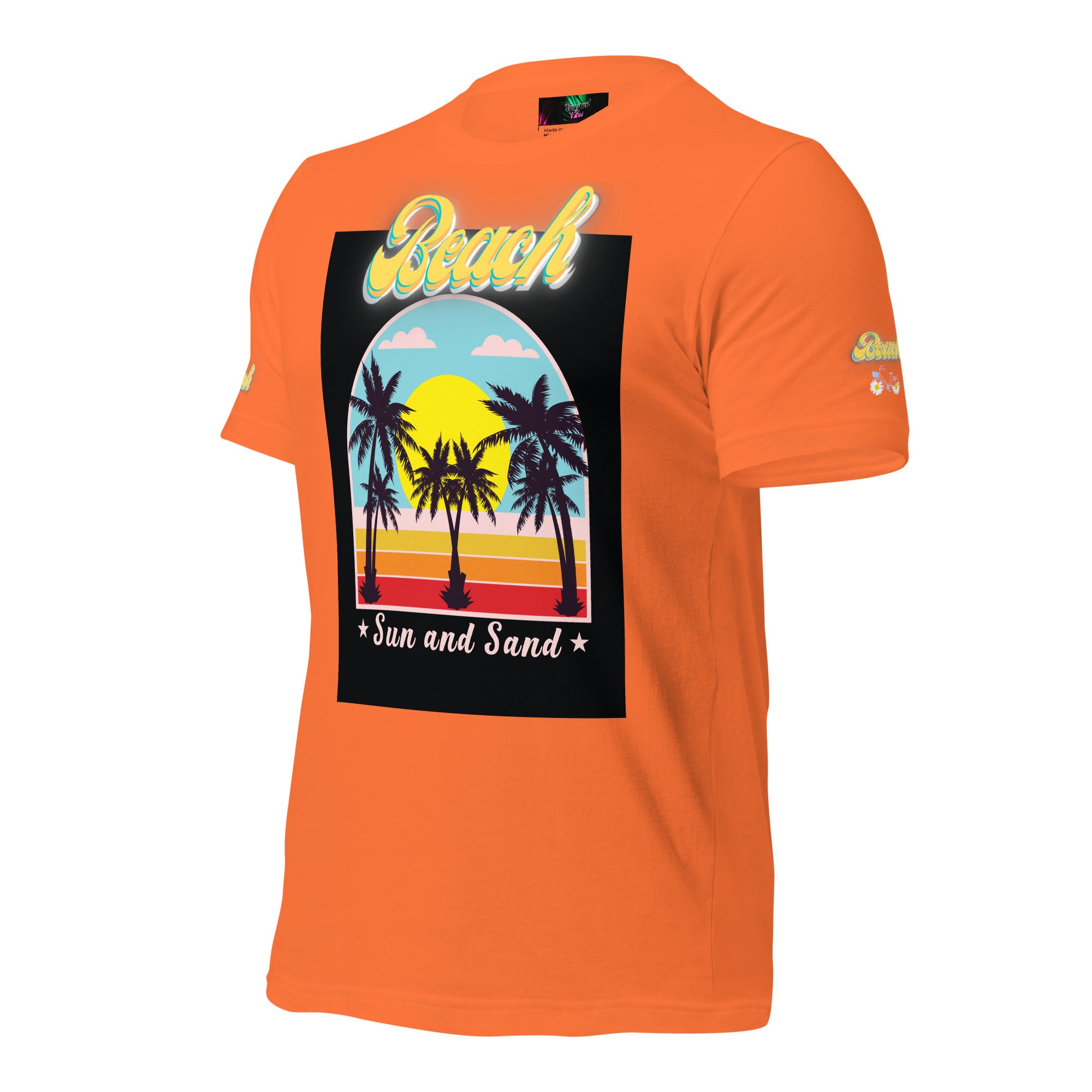 Vineyard Vibes Golden Beach Sun and Sand - Pastel Unisex t-shirt