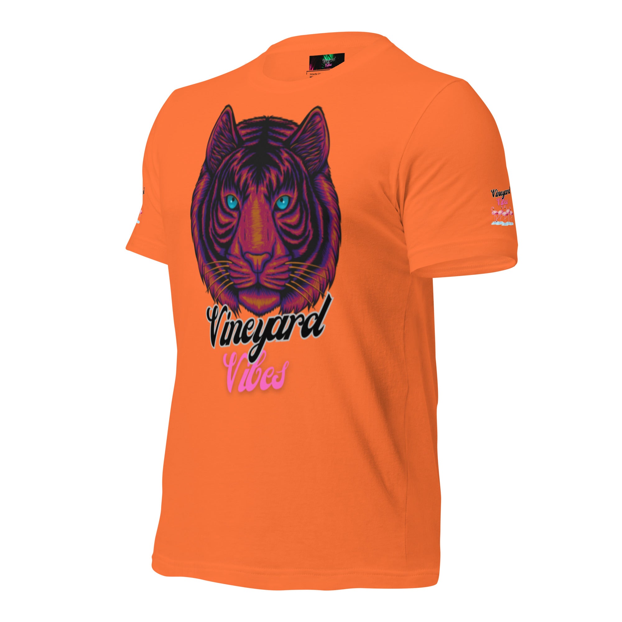 Vineyard Vibes Brand Of The Brave Pink Tiger - Unisex t-shirt