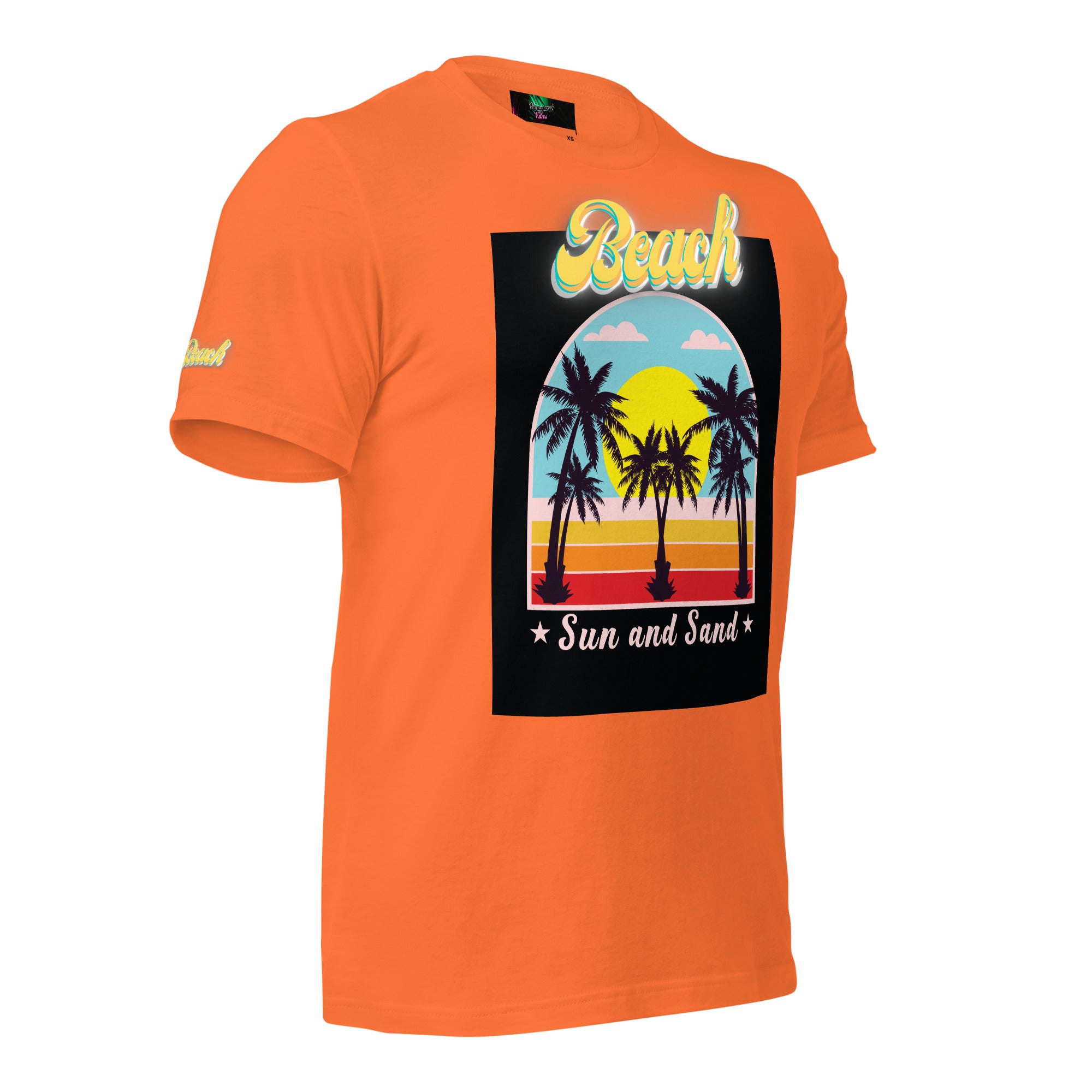Vineyard Vibes Golden Beach Sun and Sand - Pastel Unisex t-shirt