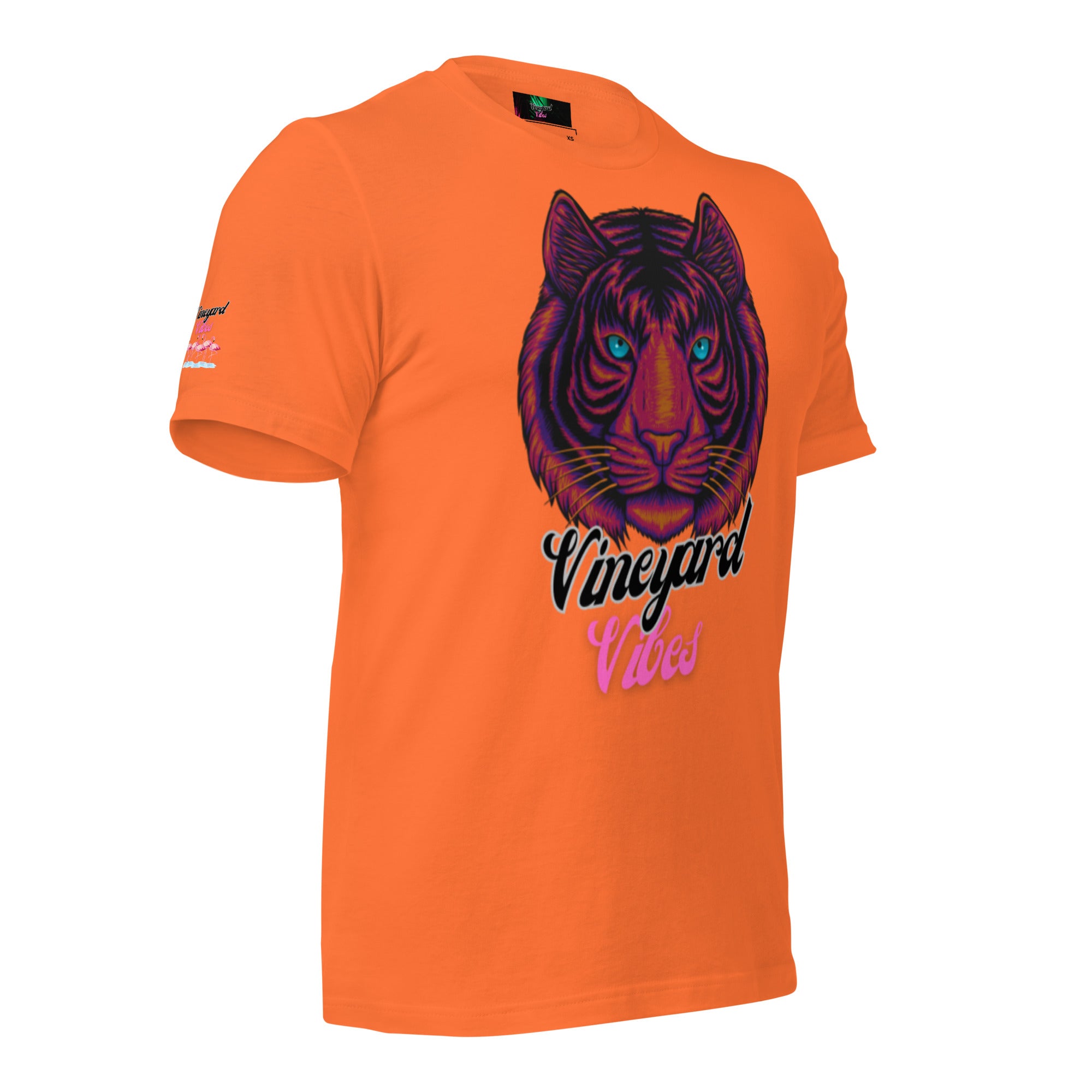 Vineyard Vibes Brand Of The Brave Pink Tiger - Unisex t-shirt