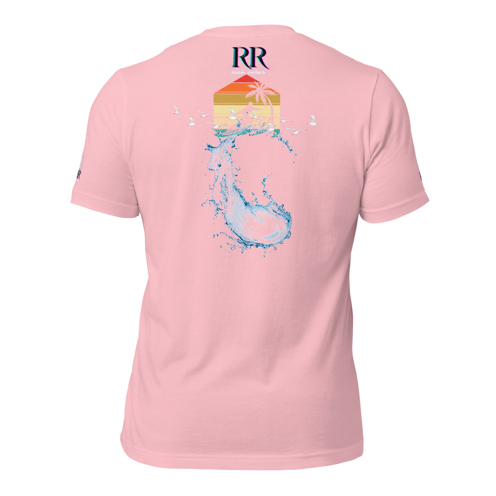 Rich Drip Surf Board Walk - Unisex t-shirt Pastel