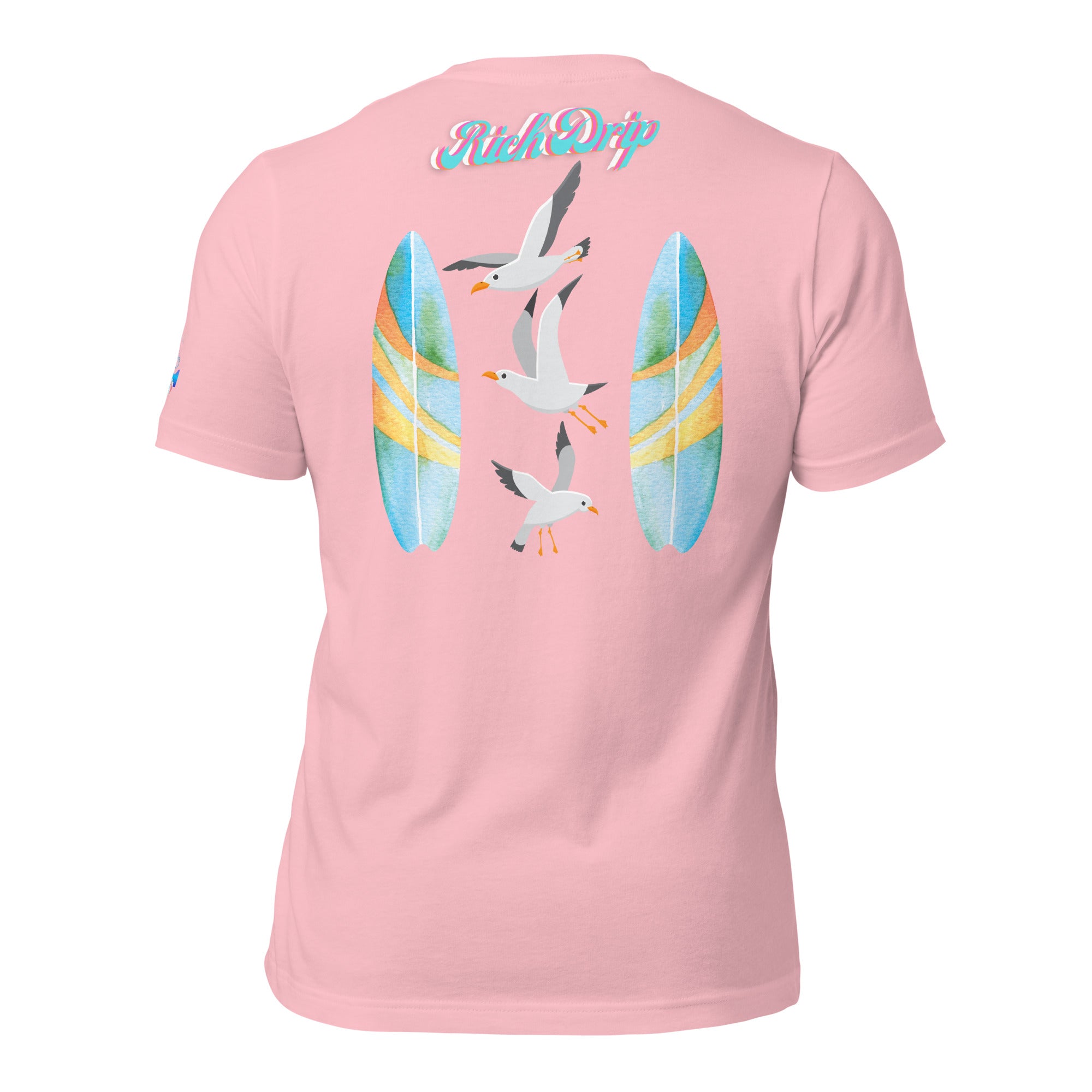 Rich Drip Blue Skies Beach Vibes RR - Unisex t-shirt Pastel