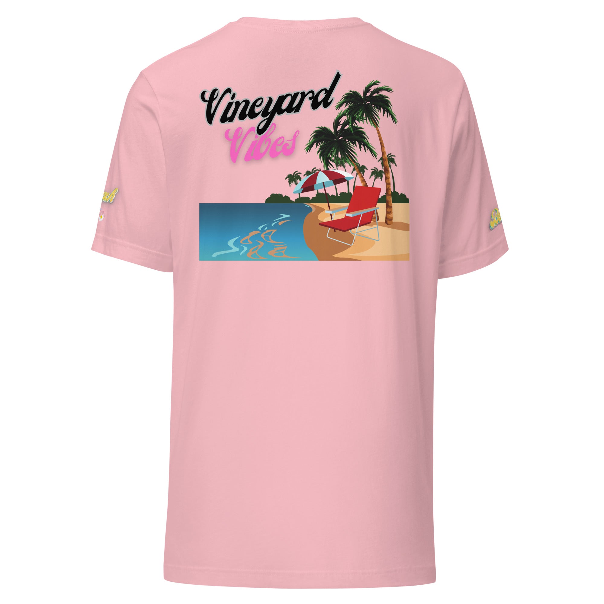 Vineyard Vibes Golden Beach Sun and Sand - Pastel Unisex t-shirt