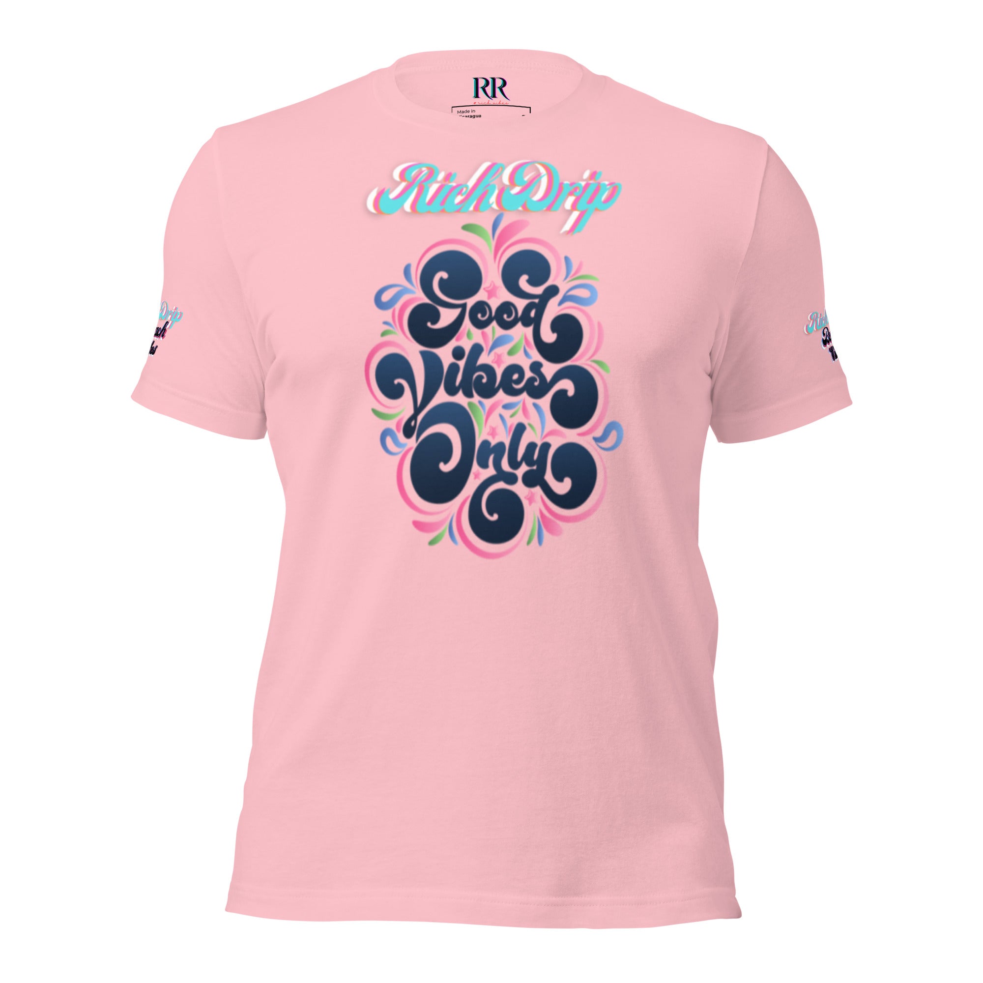 Rich Drip Good Vibes Only Blurple - Pastel Unisex t-shirt