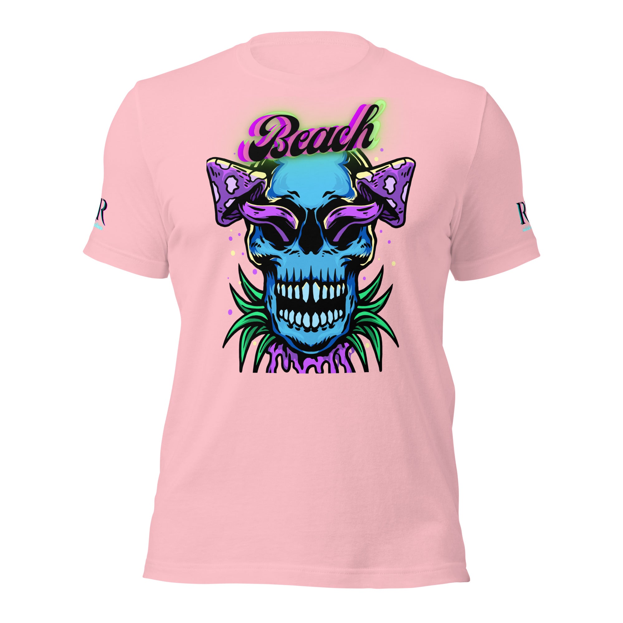 Brand Of The Brave Purple Shroom Skull Vibes - Unisex t-shirt