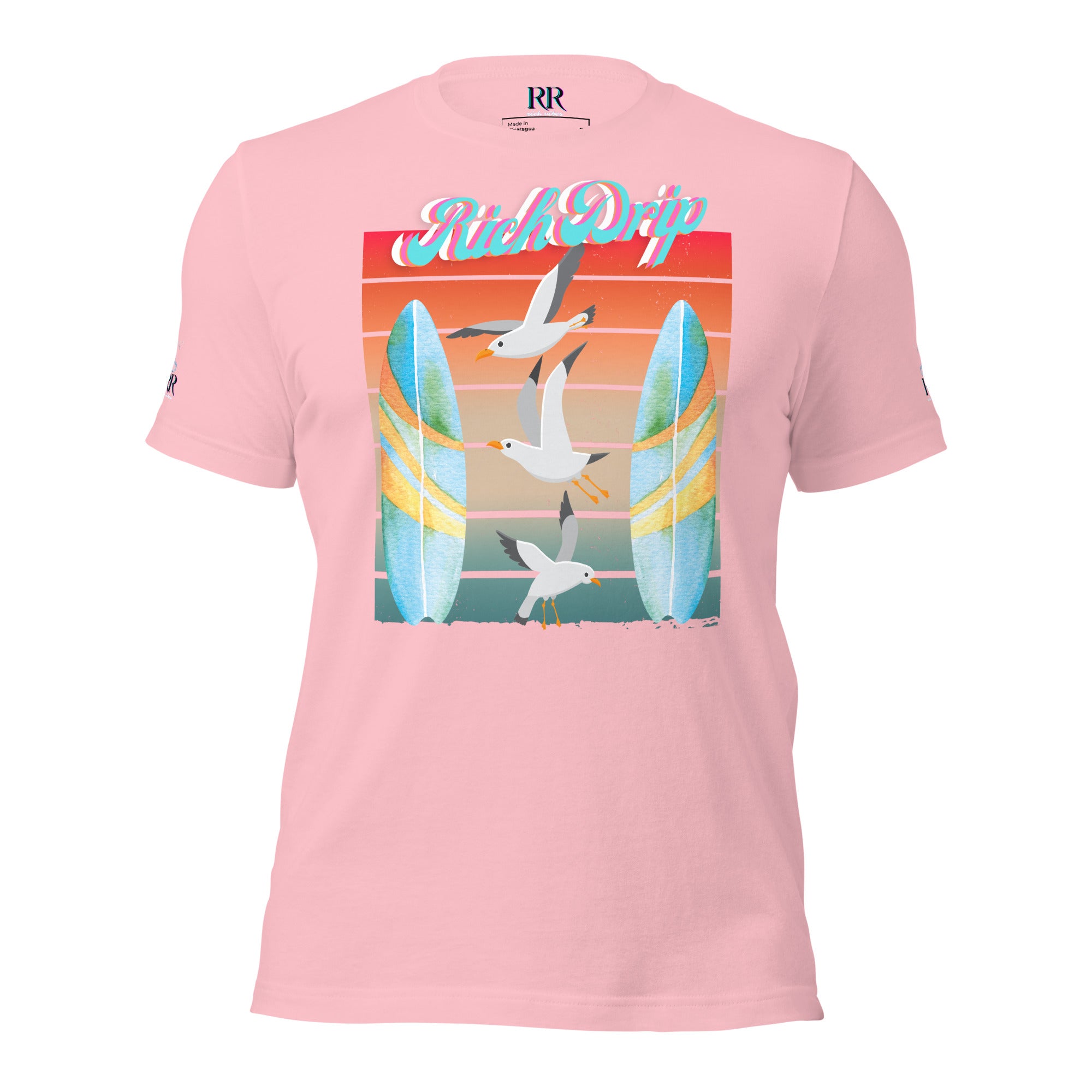 Rich Drip Surf Board Walk - Unisex t-shirt Pastel