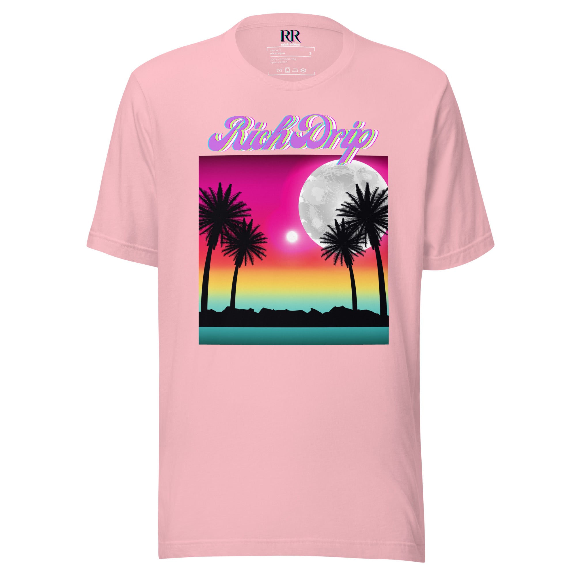 Rich Vibes Purple Sunset Rich Drip 1.0 - Unisex t-shirt