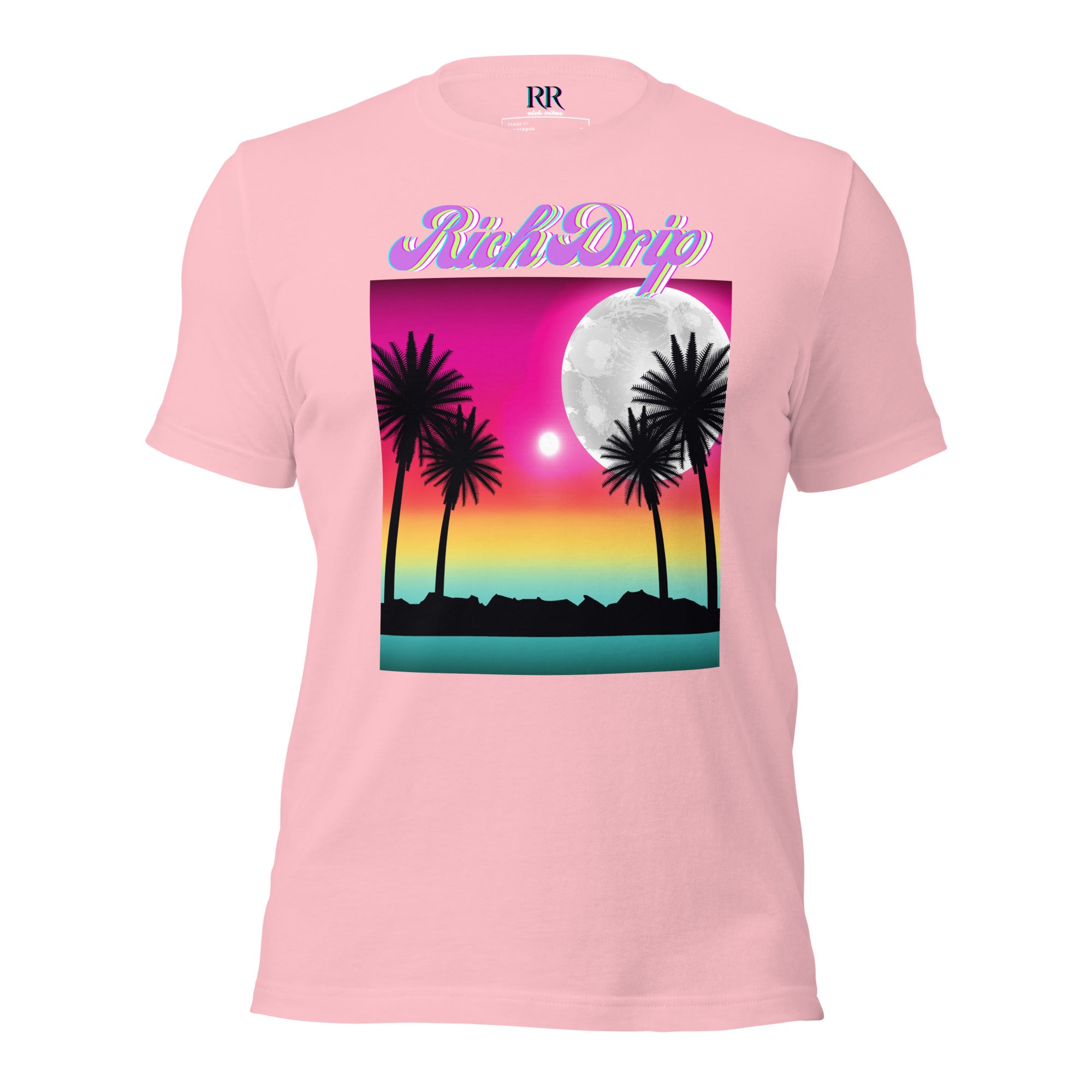 Rich Vibes Purple Sunset Rich Drip 1.0 - Unisex t-shirt