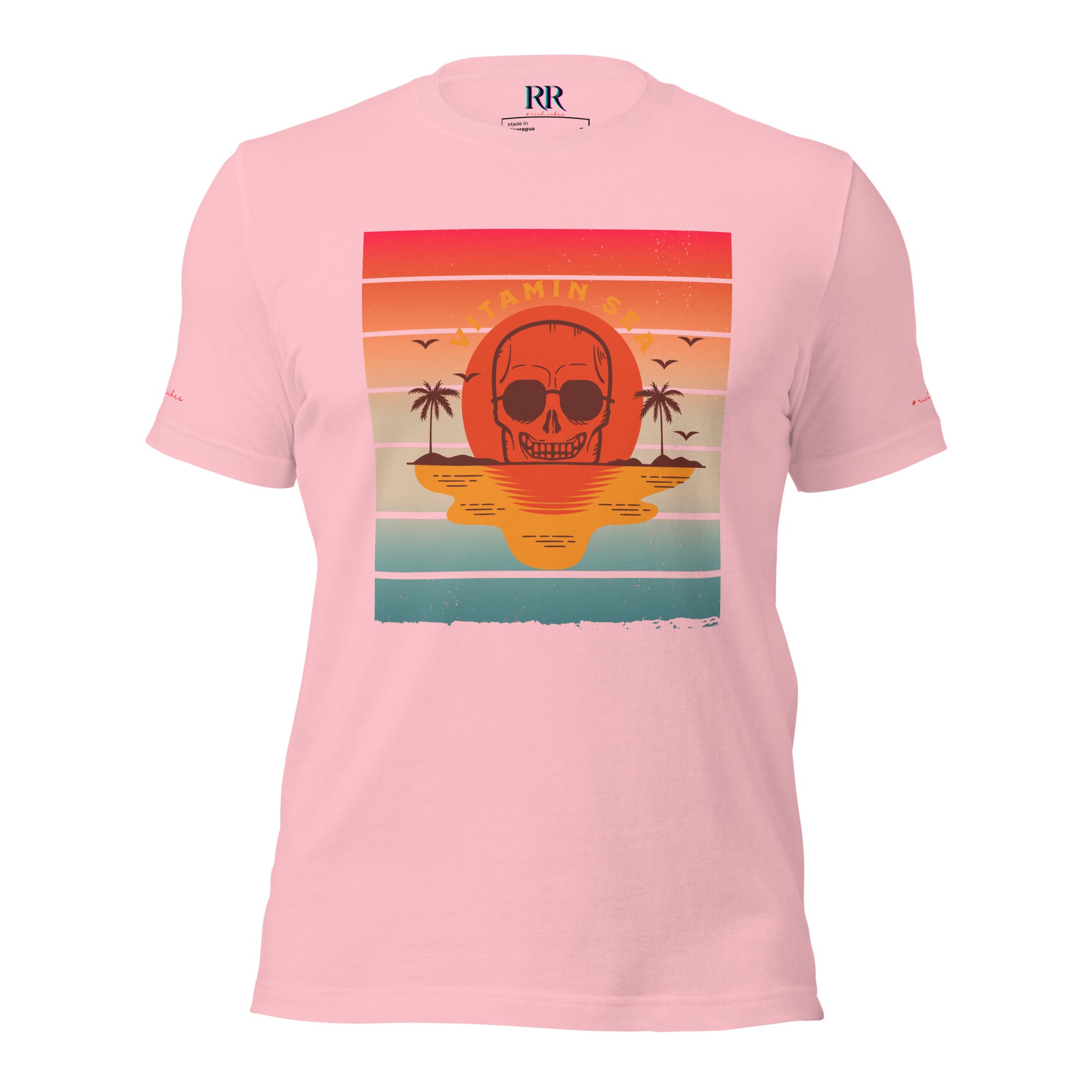 Rich Vibes Vitamin Sea - Unisex Staple T-Shirt | Bella + Canvas 3001 Pastel