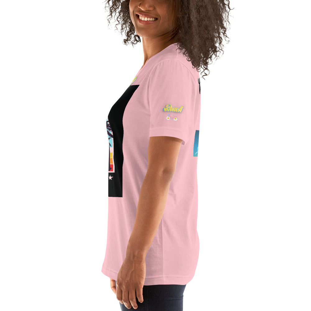 Vineyard Vibes Golden Beach Sun and Sand - Pastel Unisex t-shirt