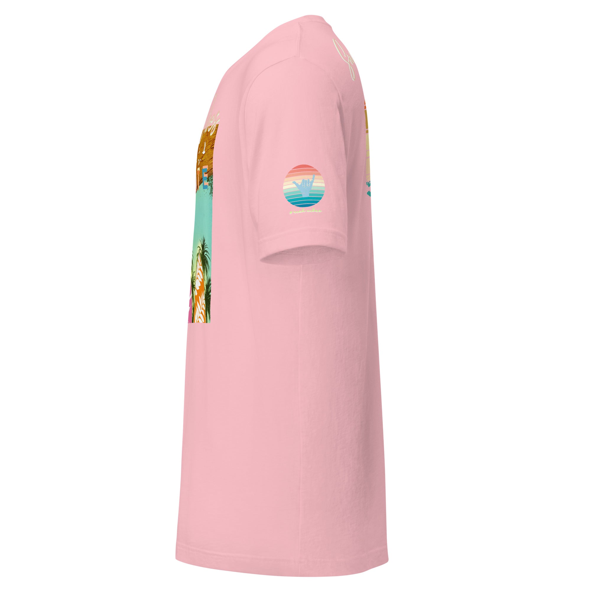 Sunset Vibes Beach Surf Creation 1.0 - Unisex t-shirt Pastel