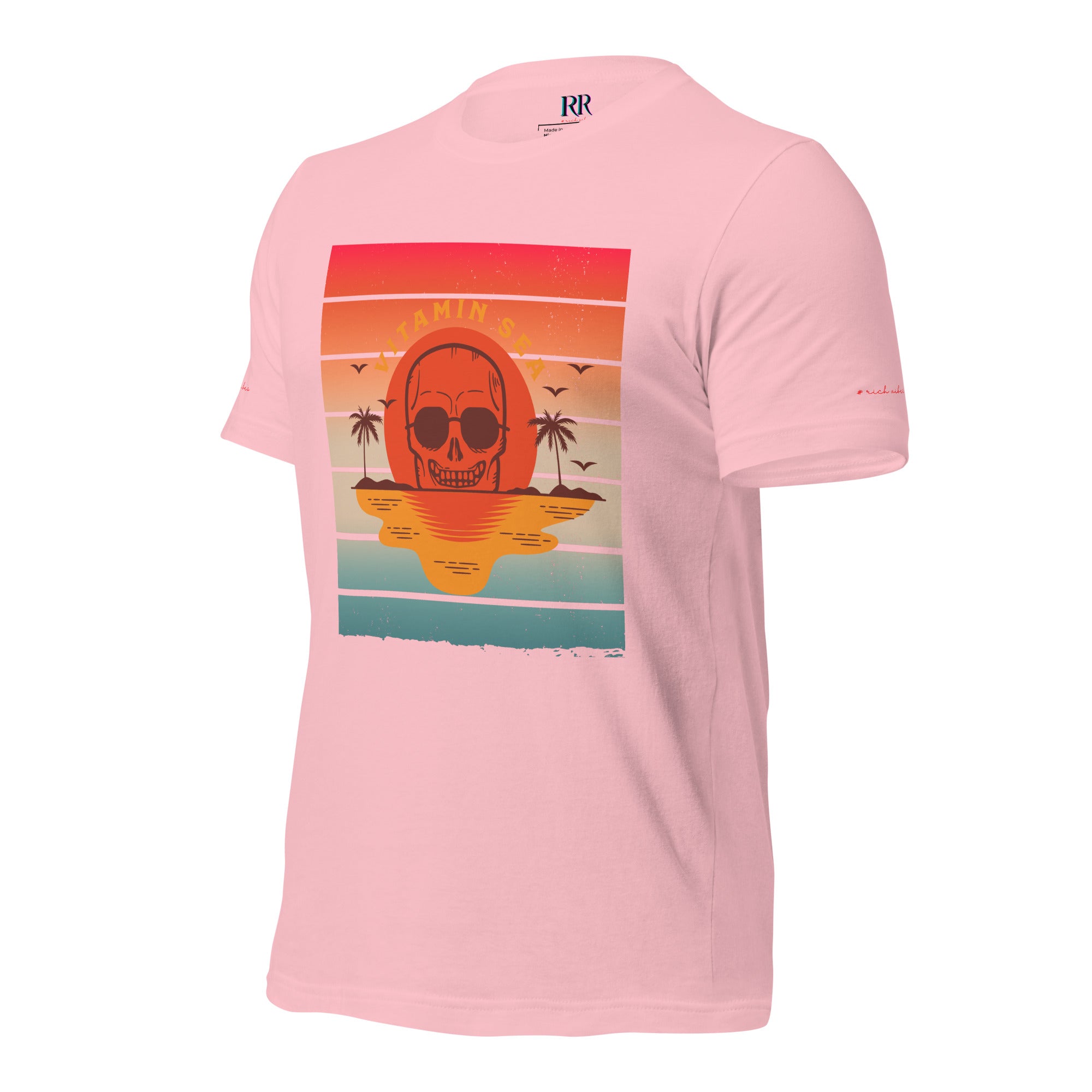 Rich Vibes Vitamin Sea - Unisex Staple T-Shirt | Bella + Canvas 3001 Pastel