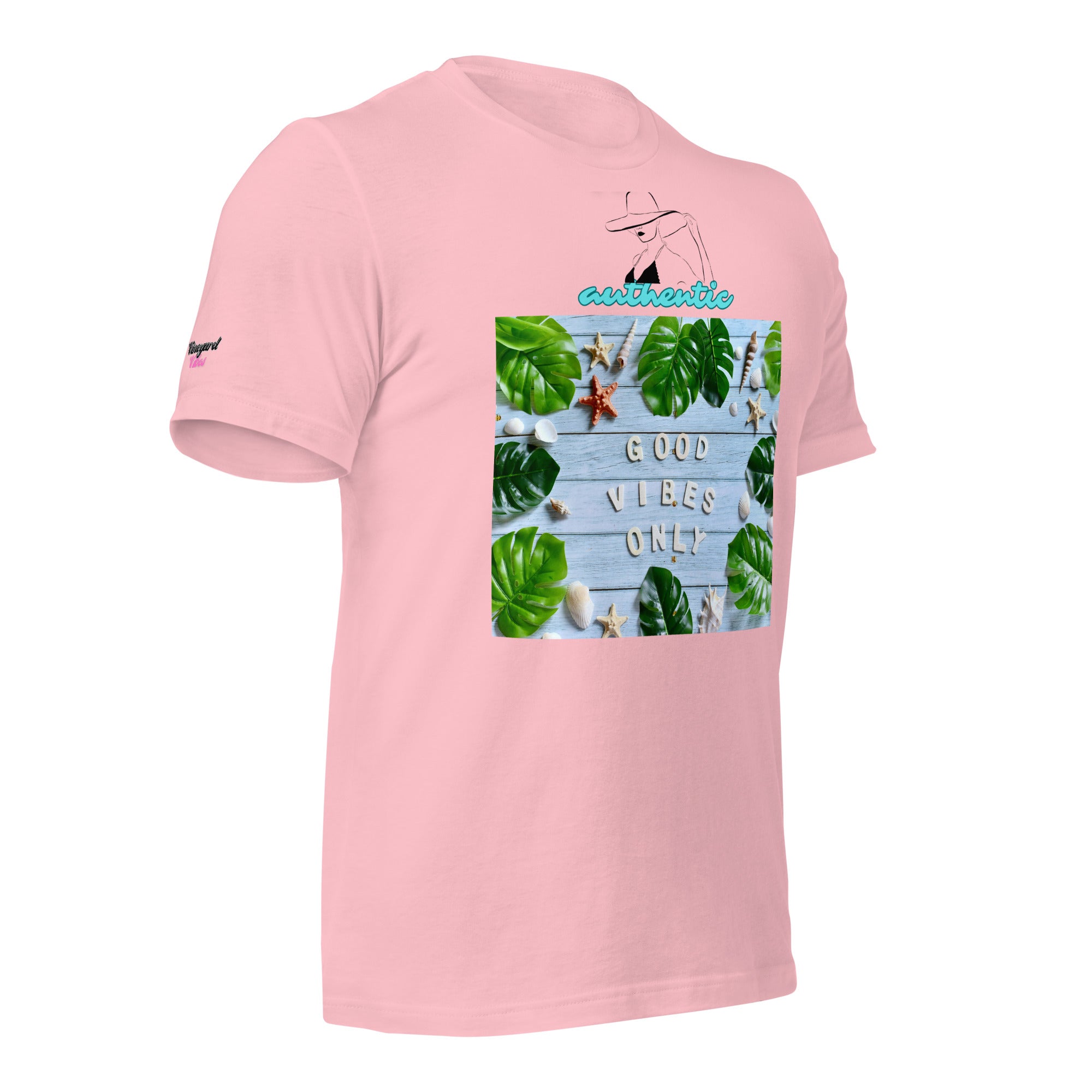 Vineyard Vibes Green Leaf Good Vibes Unisex t-shirt