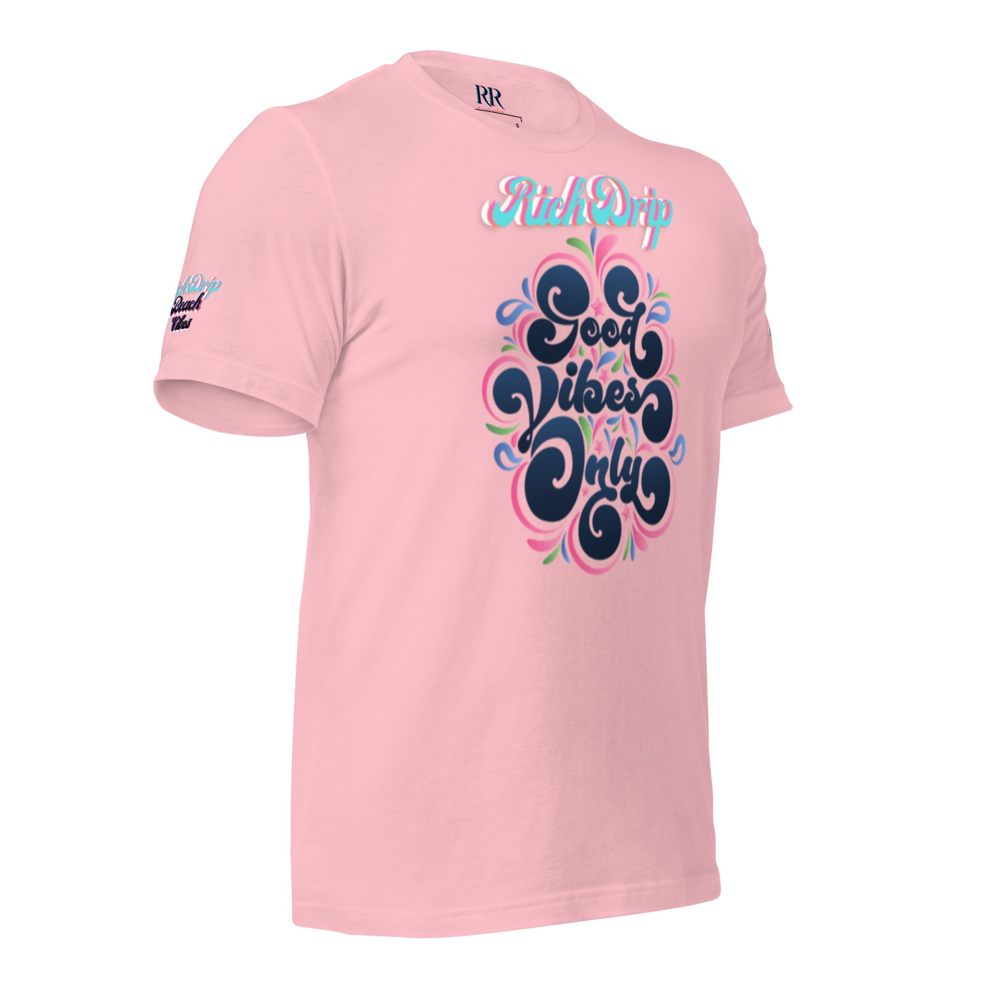 Rich Drip Good Vibes Only Blurple - Pastel Unisex t-shirt