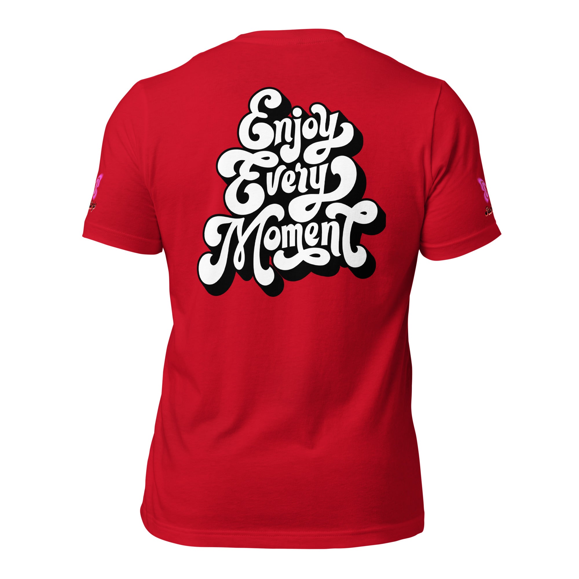 Rich Good Vibes Purple ButterFly "Enjoy Every Moment" - Unisex t-shirt