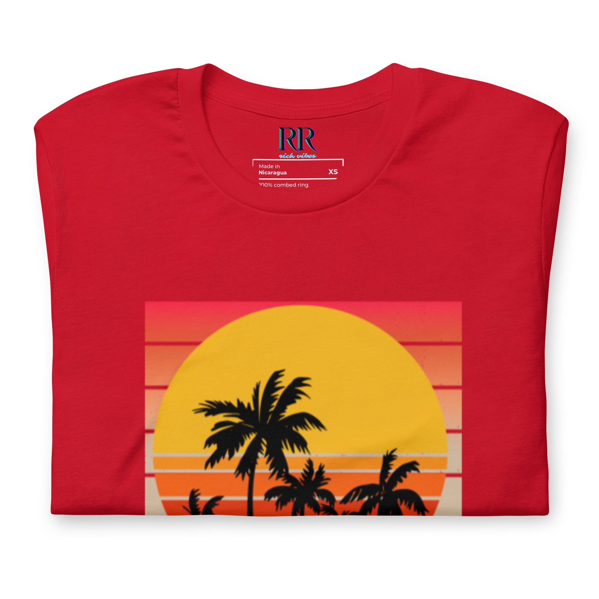 RV5 Sunset Squared Circle - Unisex Staple T-Shirt | Bella + Canvas 3001
