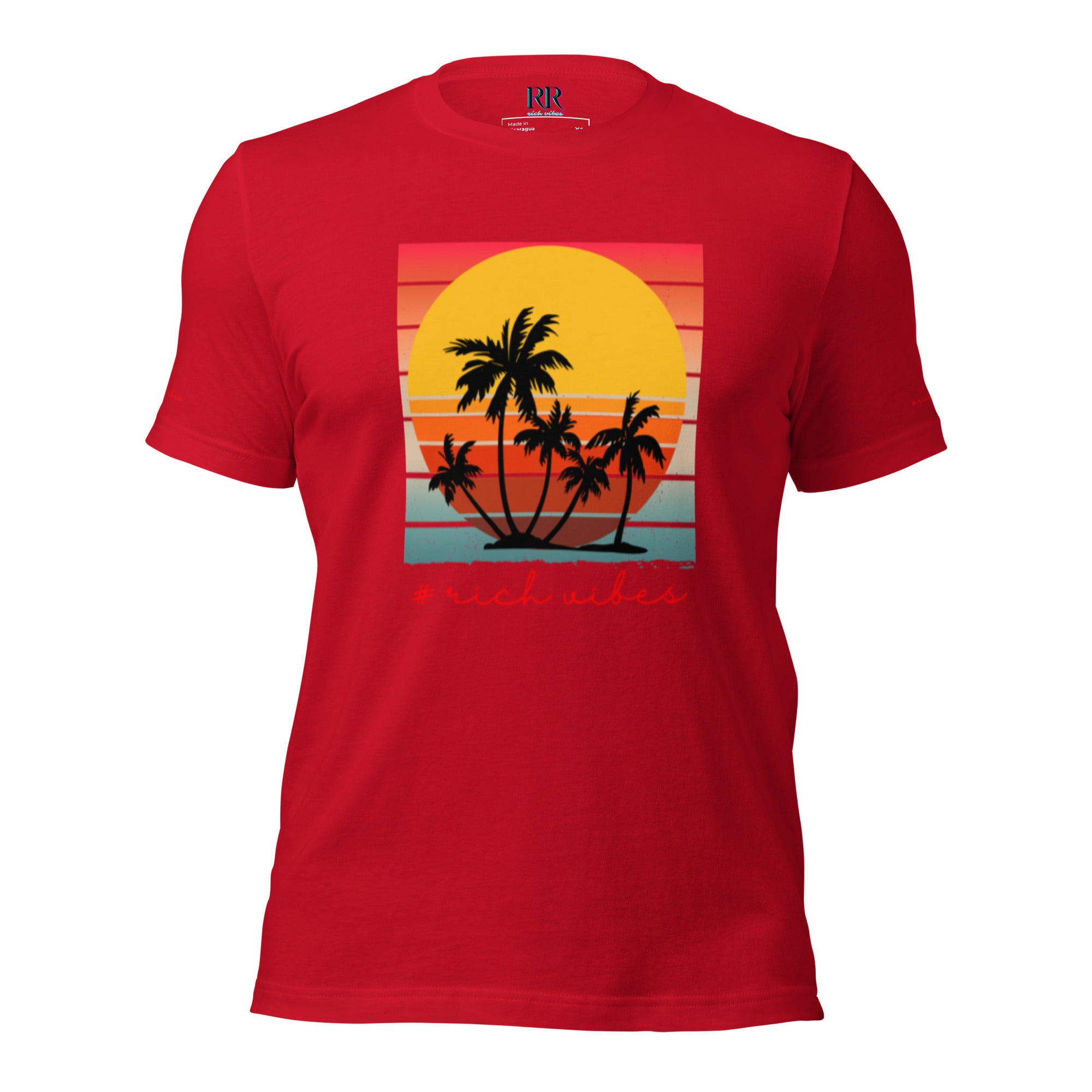 RV5 Sunset Squared Circle - Unisex Staple T-Shirt | Bella + Canvas 3001