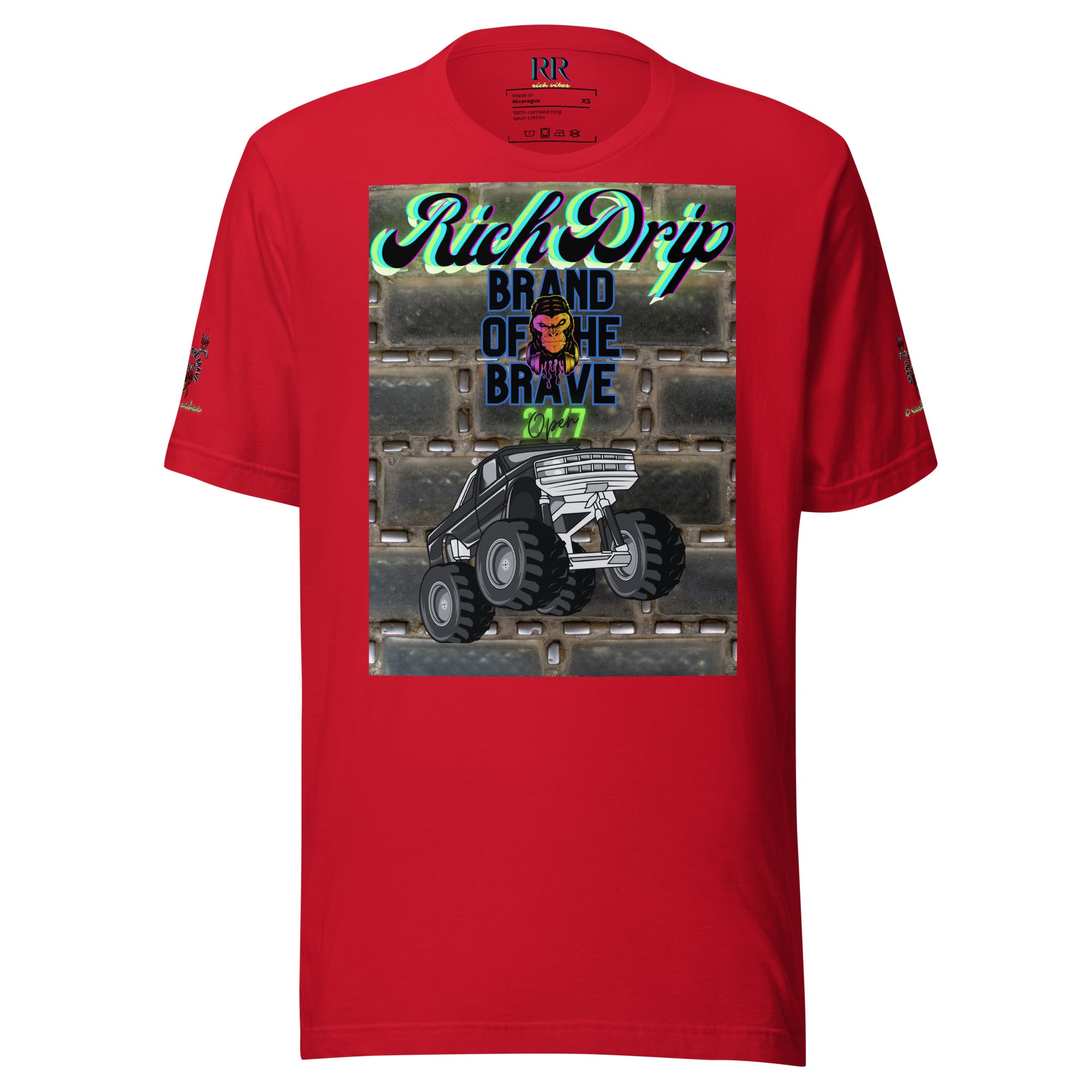 Rich Drip RV Brand Of The Brave 24/7 Monster Truck - Unisex t-shirt