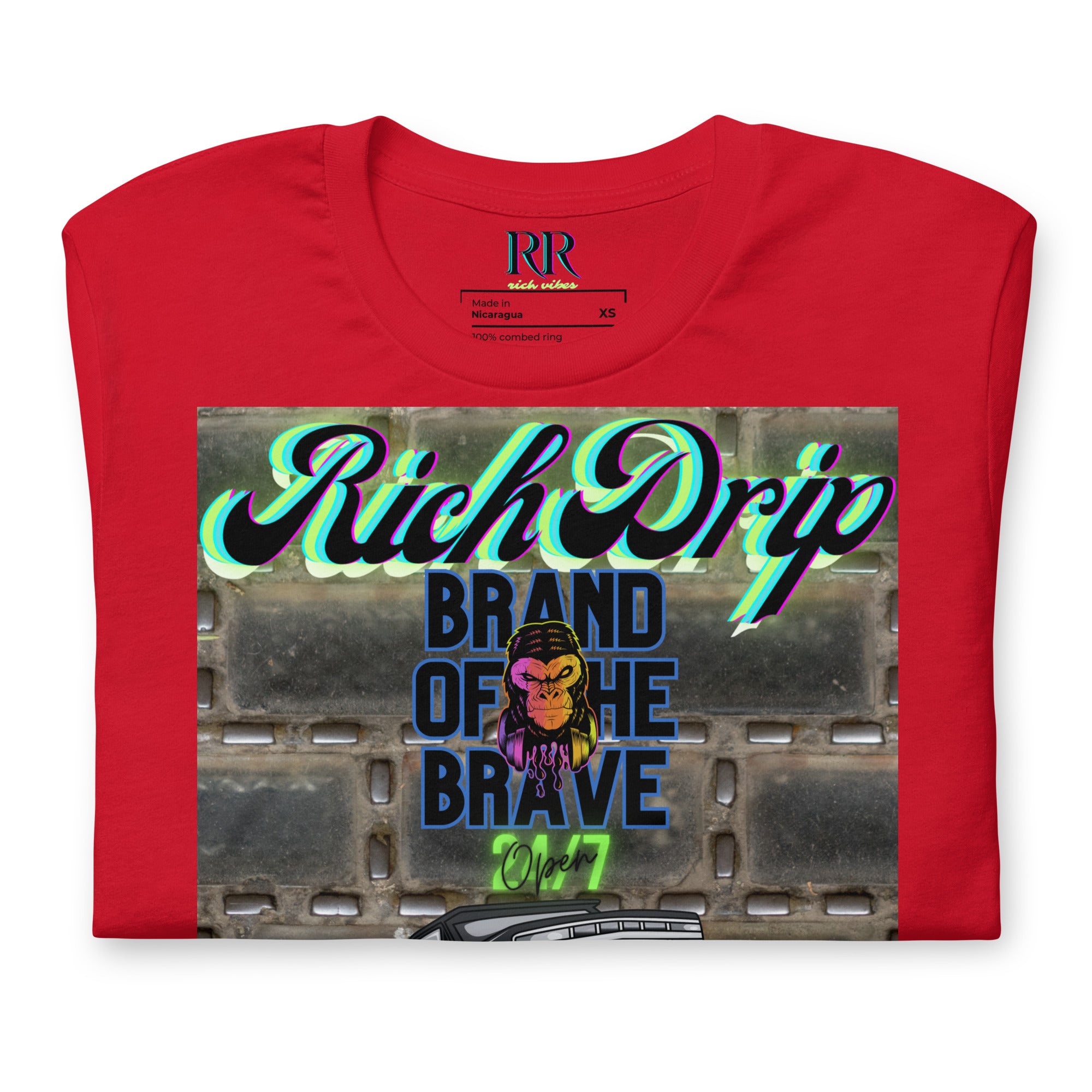 Rich Drip RV Brand Of The Brave 24/7 Monster Truck - Unisex t-shirt