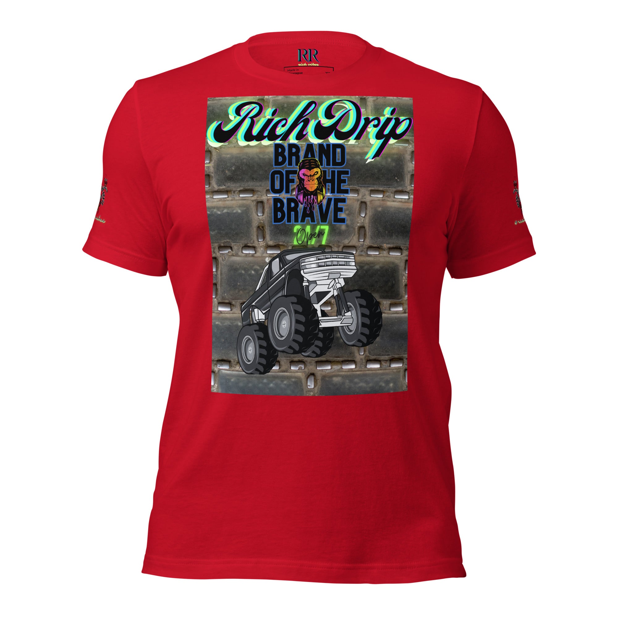 Rich Drip RV Brand Of The Brave 24/7 Monster Truck - Unisex t-shirt