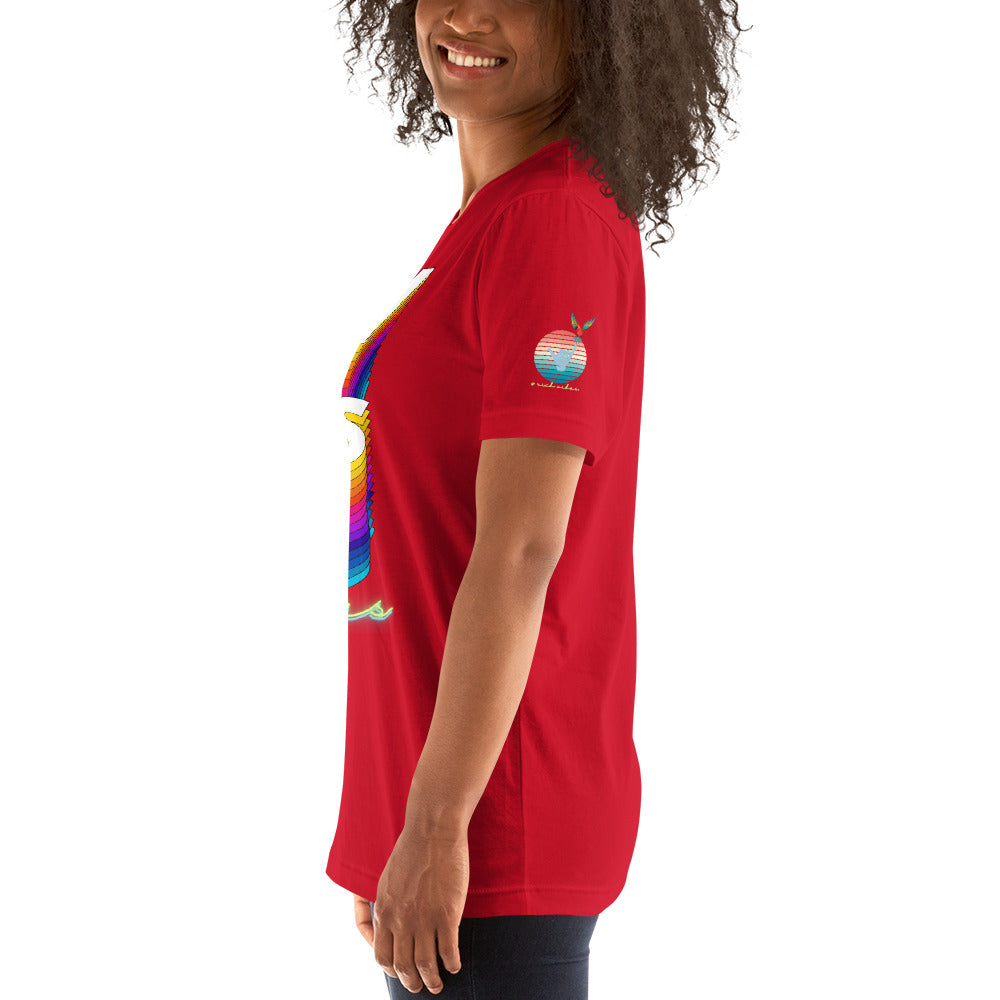 Rich Drip Good Vibes Multi Colored Circle 1.0 - Unisex t-shirt Red