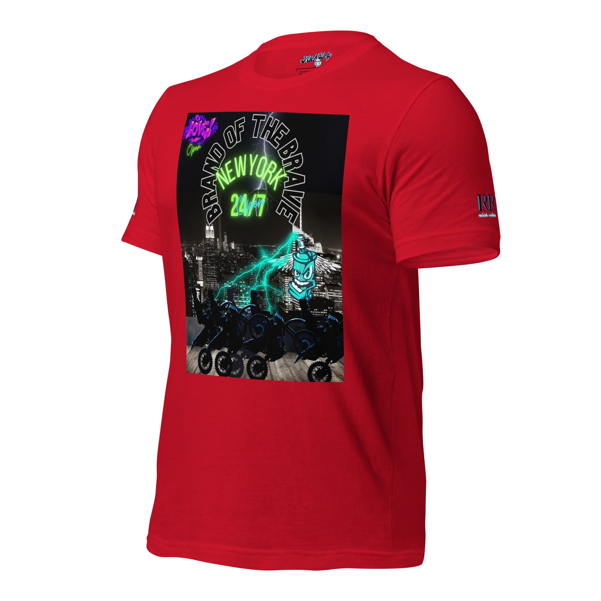 Rich Drip Brand Of The Brave NYC 24/7 - Unisex t-shirt
