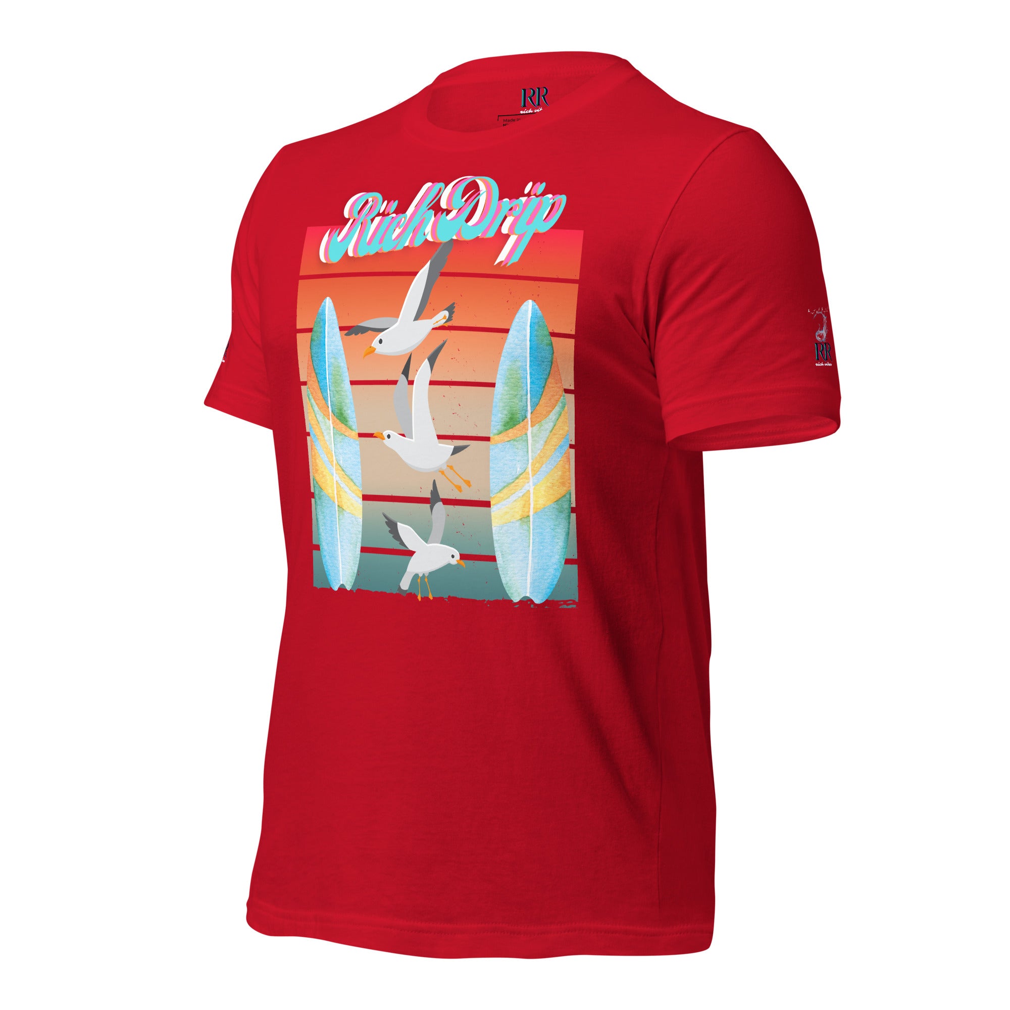 Rich Drip Surf Board Walk - Unisex t-shirt