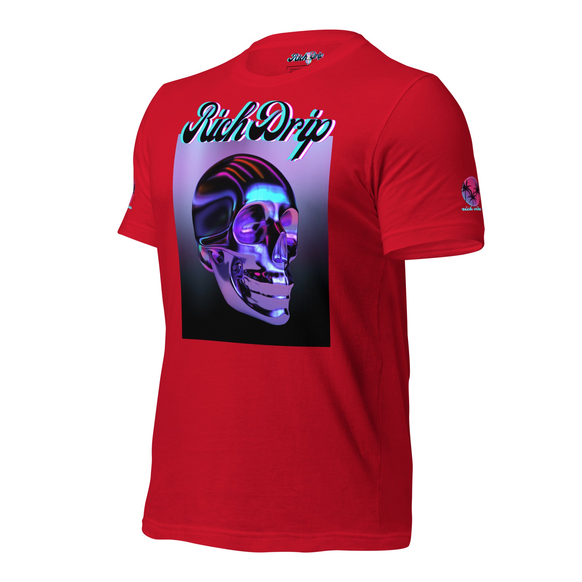Rich Drip Drippy Metal Skull 2.0 - Unisex t-shirt