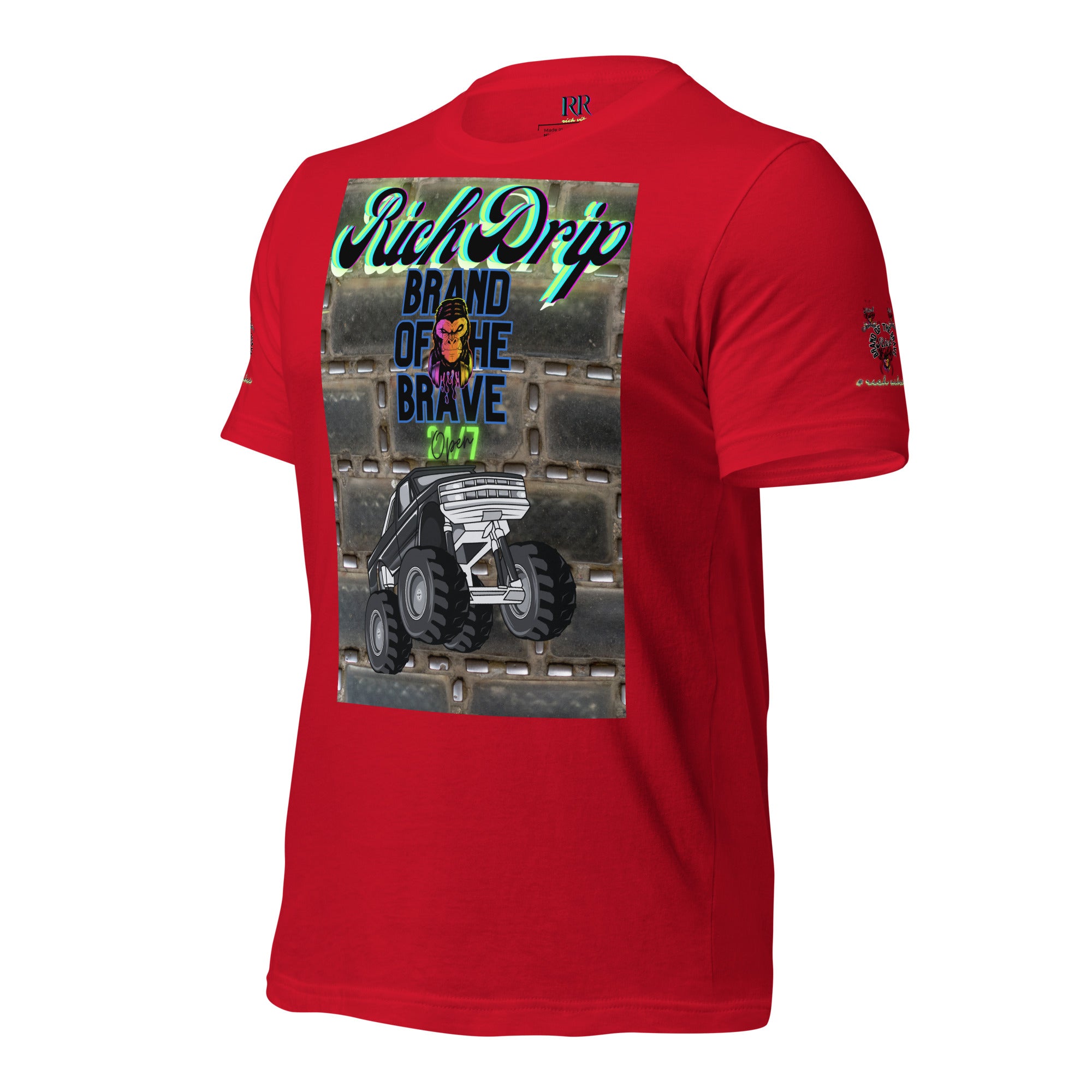 Rich Drip RV Brand Of The Brave 24/7 Monster Truck - Unisex t-shirt