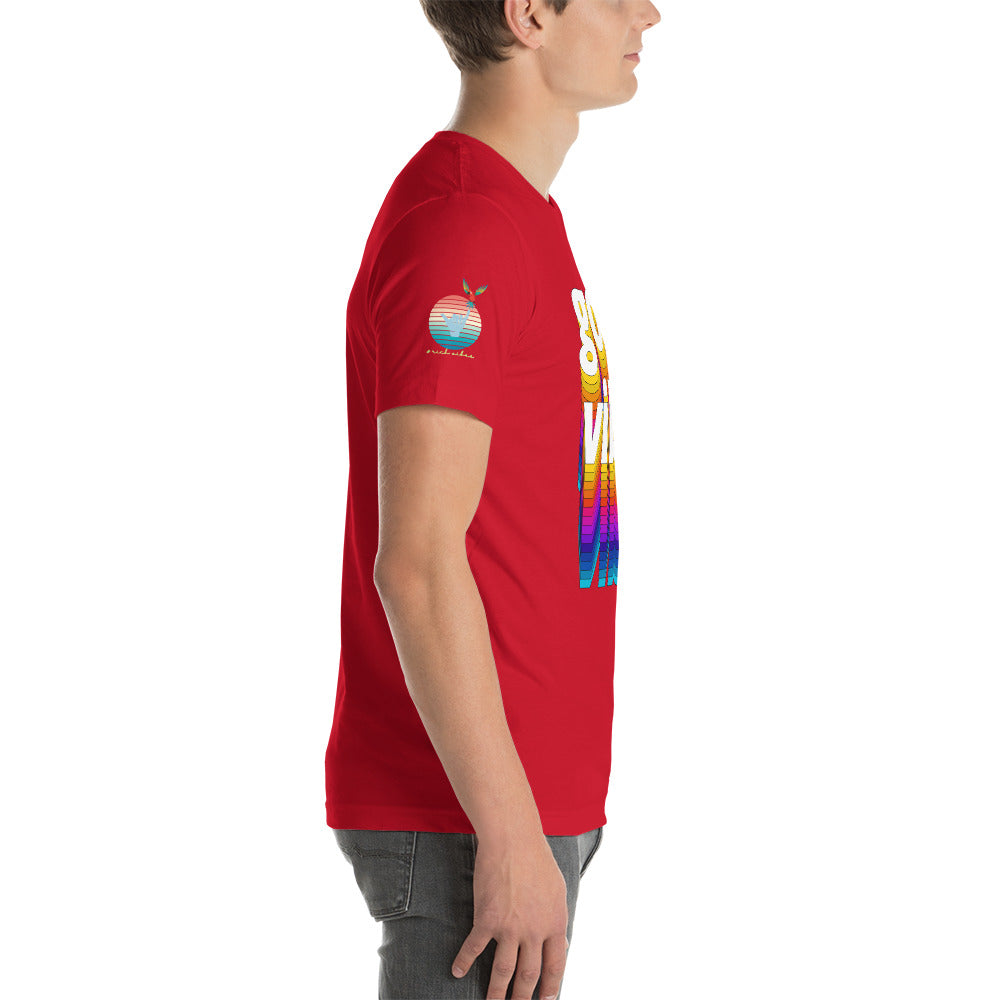 Rich Drip Good Vibes Multi Colored Circle - Unisex t-shirt Red