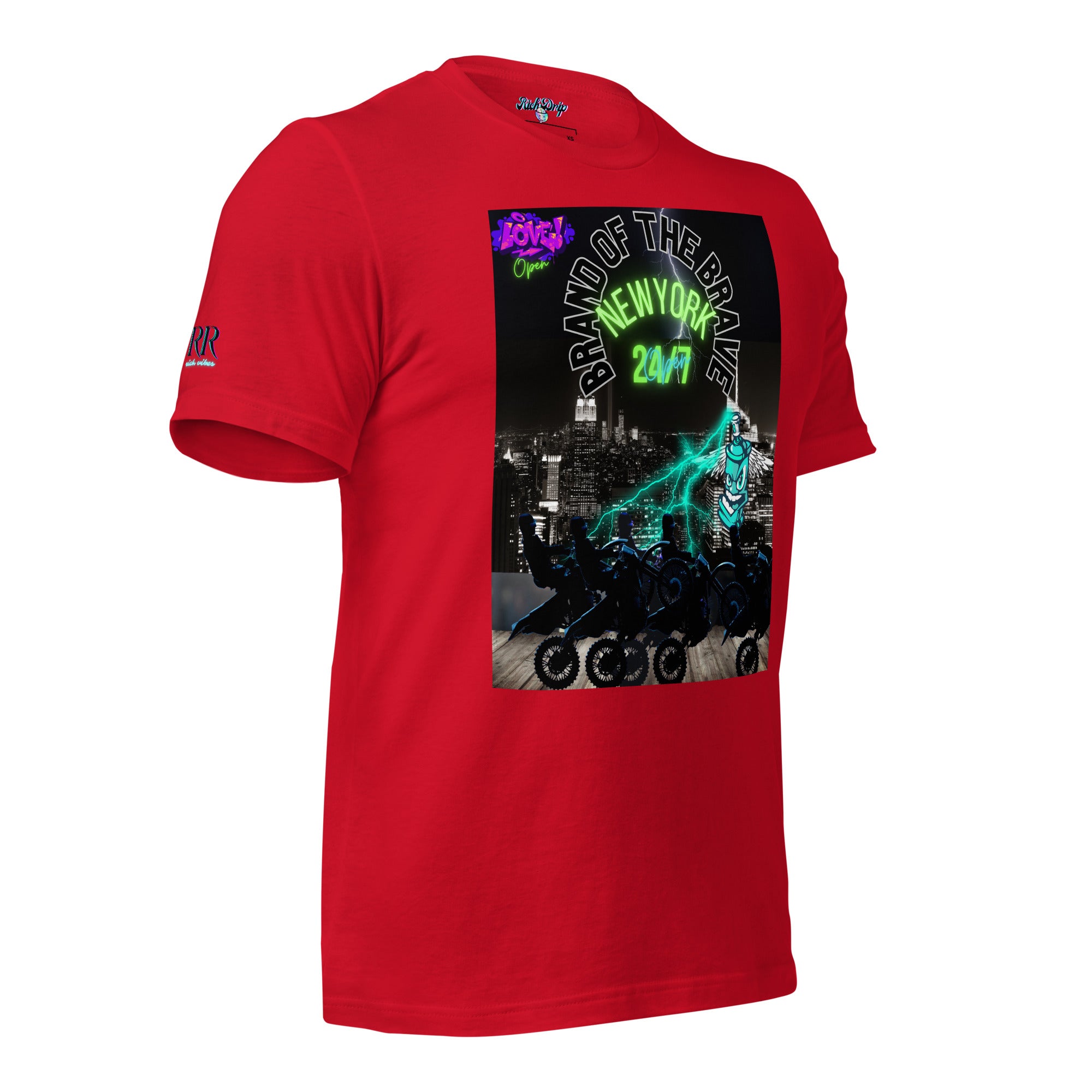 Rich Drip Brand Of The Brave NYC 24/7 - Unisex t-shirt