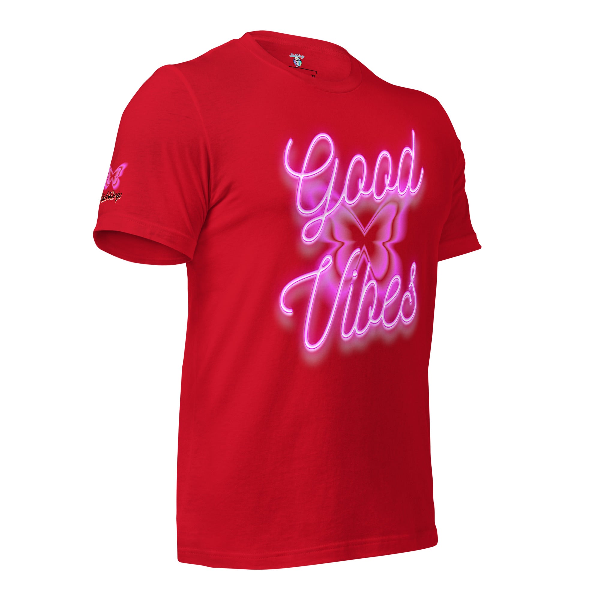 Rich Good Vibes Purple ButterFly "Enjoy Every Moment" - Unisex t-shirt
