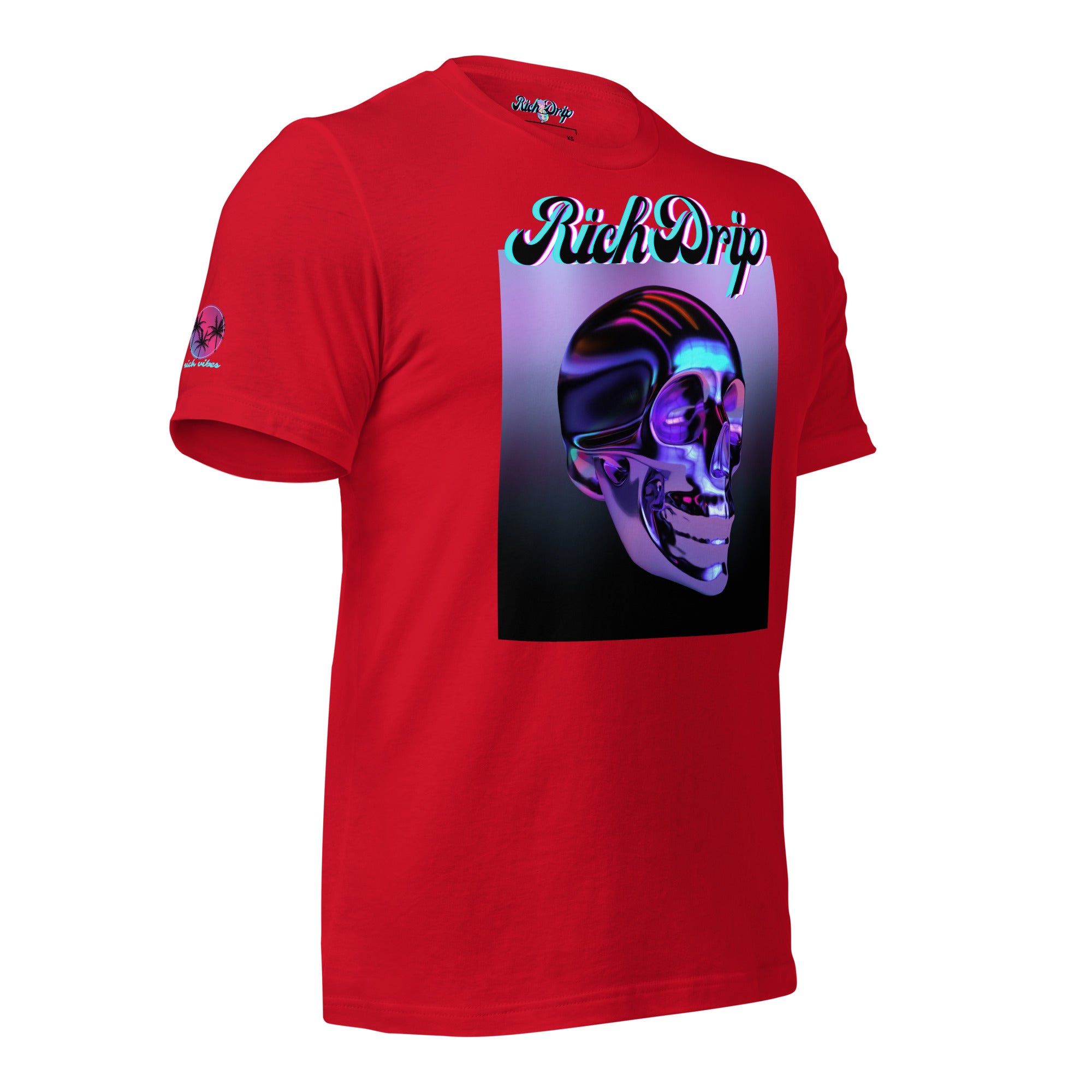 Rich Drip Drippy Metal Skull 2.0 - Unisex t-shirt