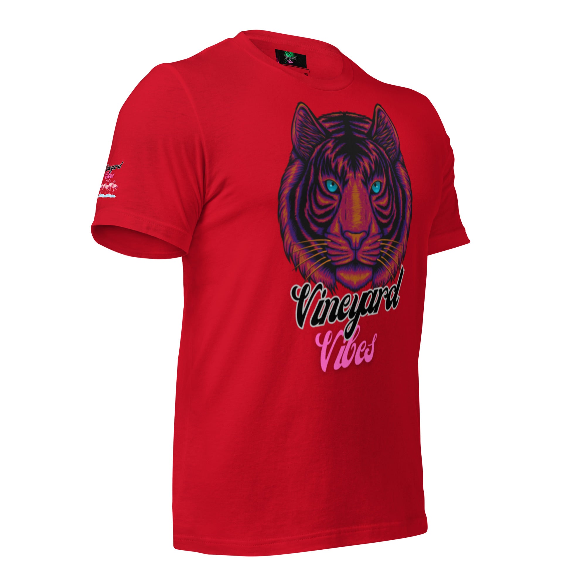 Vineyard Vibes Brand Of The Brave Pink Tiger - Unisex t-shirt