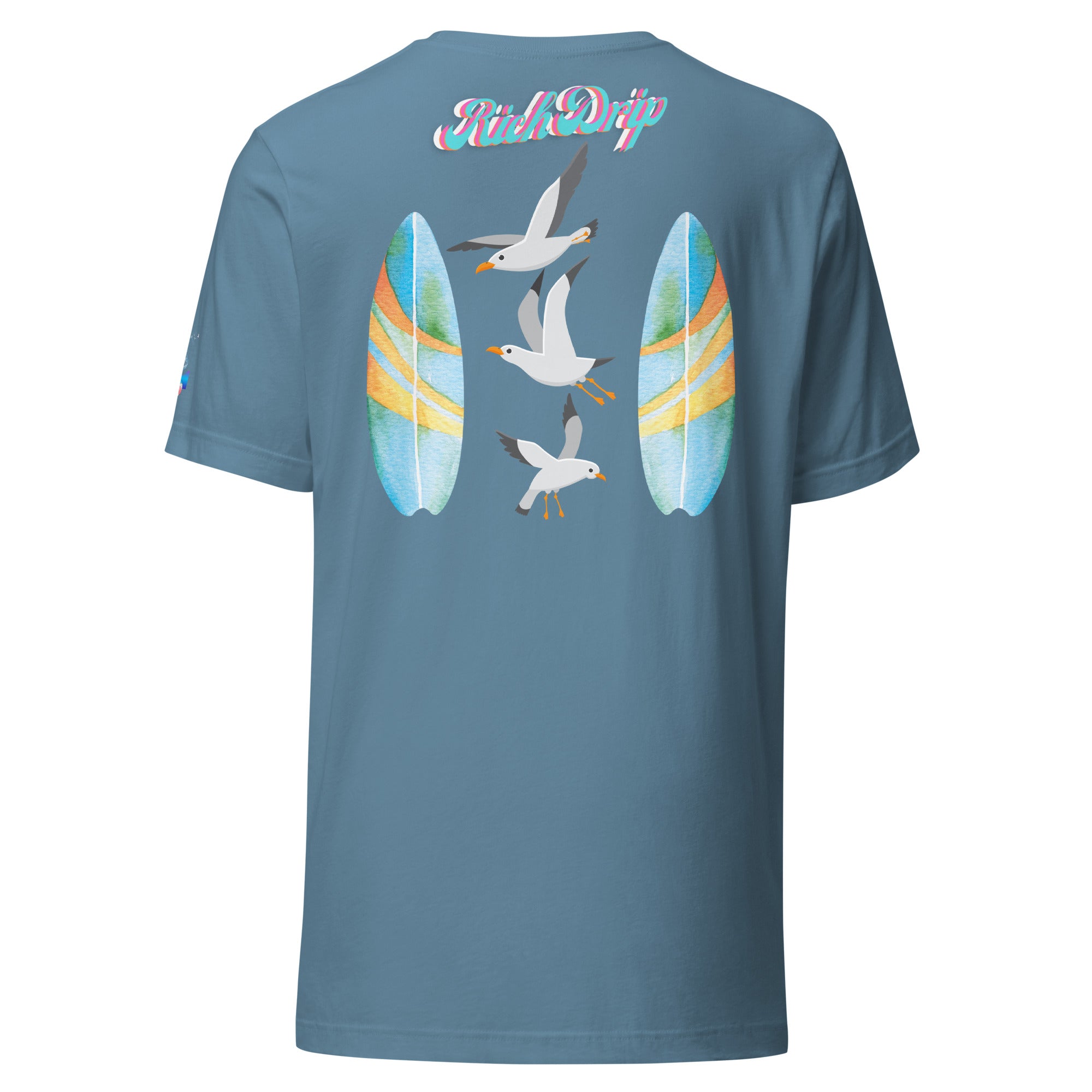 Rich Drip Blue Skies Beach Vibes RR - Unisex t-shirt Pastel