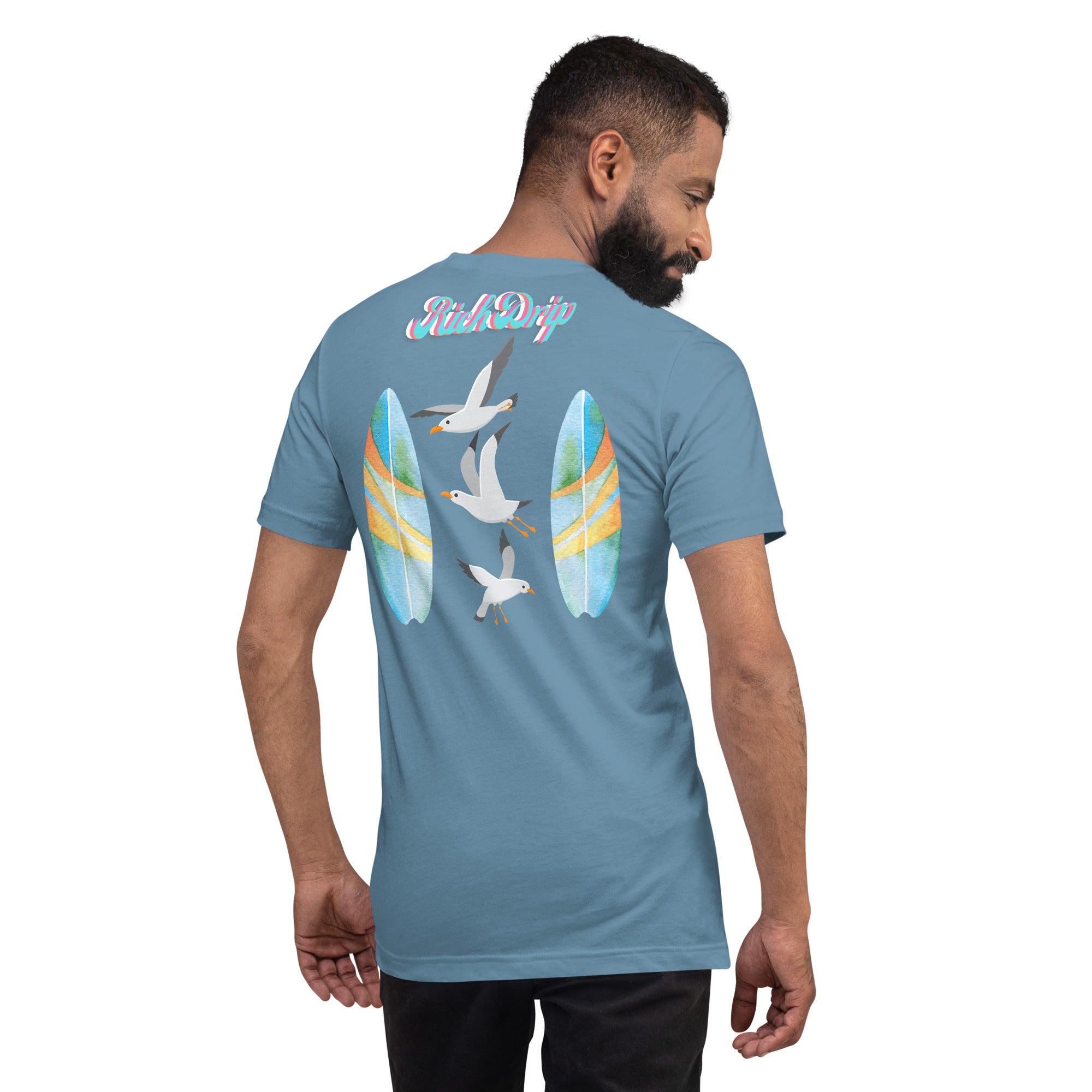 Rich Drip Blue Skies Beach Vibes RR - Unisex t-shirt Pastel