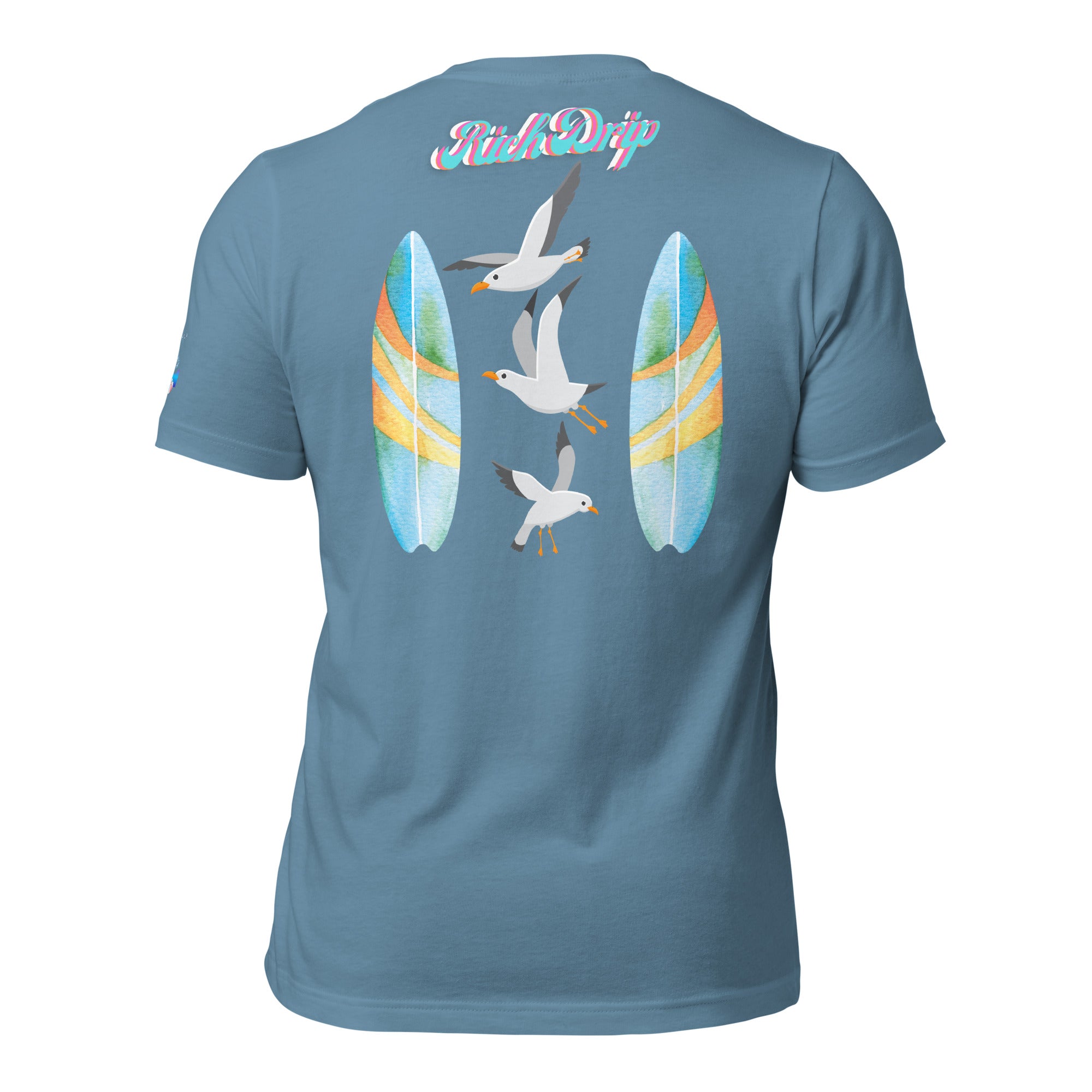 Rich Drip Blue Skies Beach Vibes RR - Unisex t-shirt Pastel