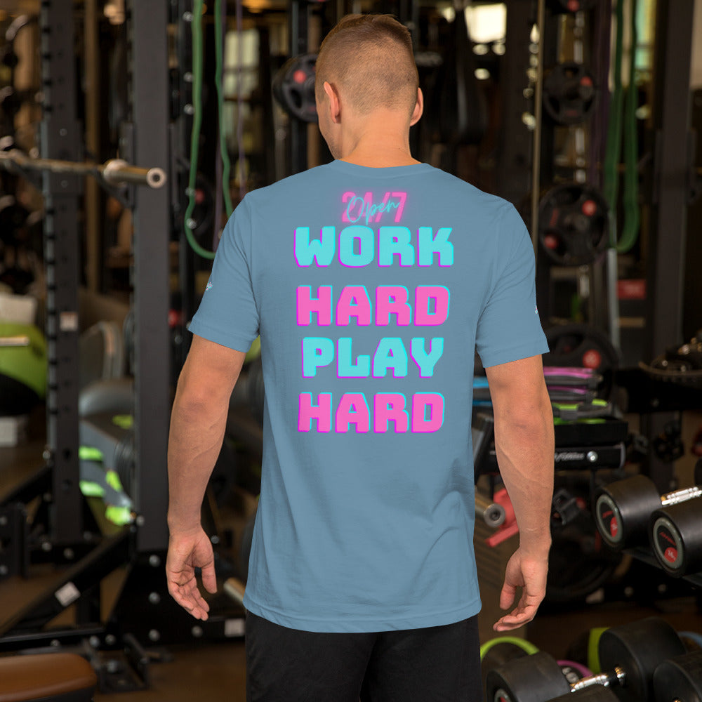 Rich Drip Rich Land Trillionaire Work Hard Play Hard 24/7 - Unisex t-shirt