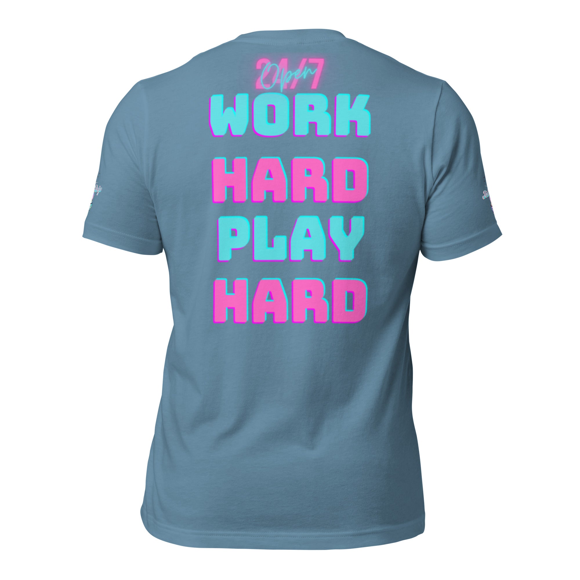 Rich Drip Rich Land Trillionaire Work Hard Play Hard 24/7 - Unisex t-shirt