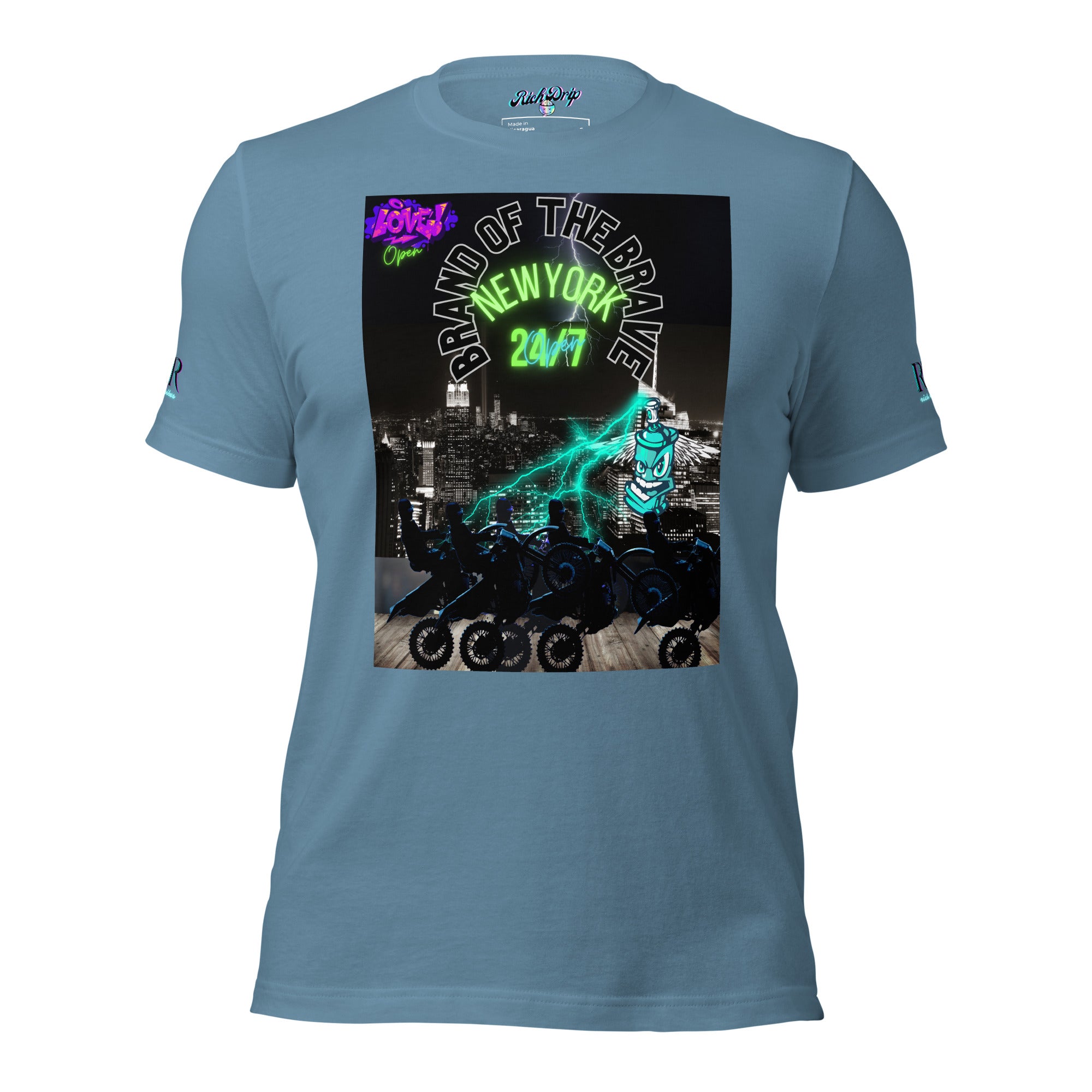 Rich Drip Brand Of The Brave NYC 24/7 - Unisex t-shirt