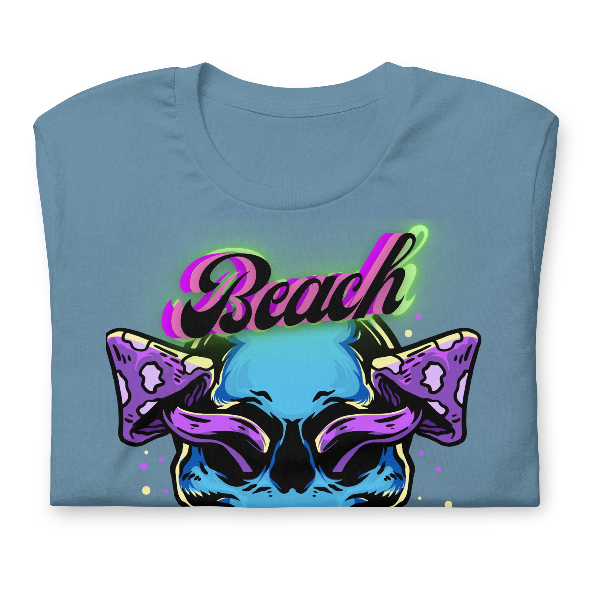 Brand Of The Brave Purple Shroom Skull Vibes - Unisex t-shirt