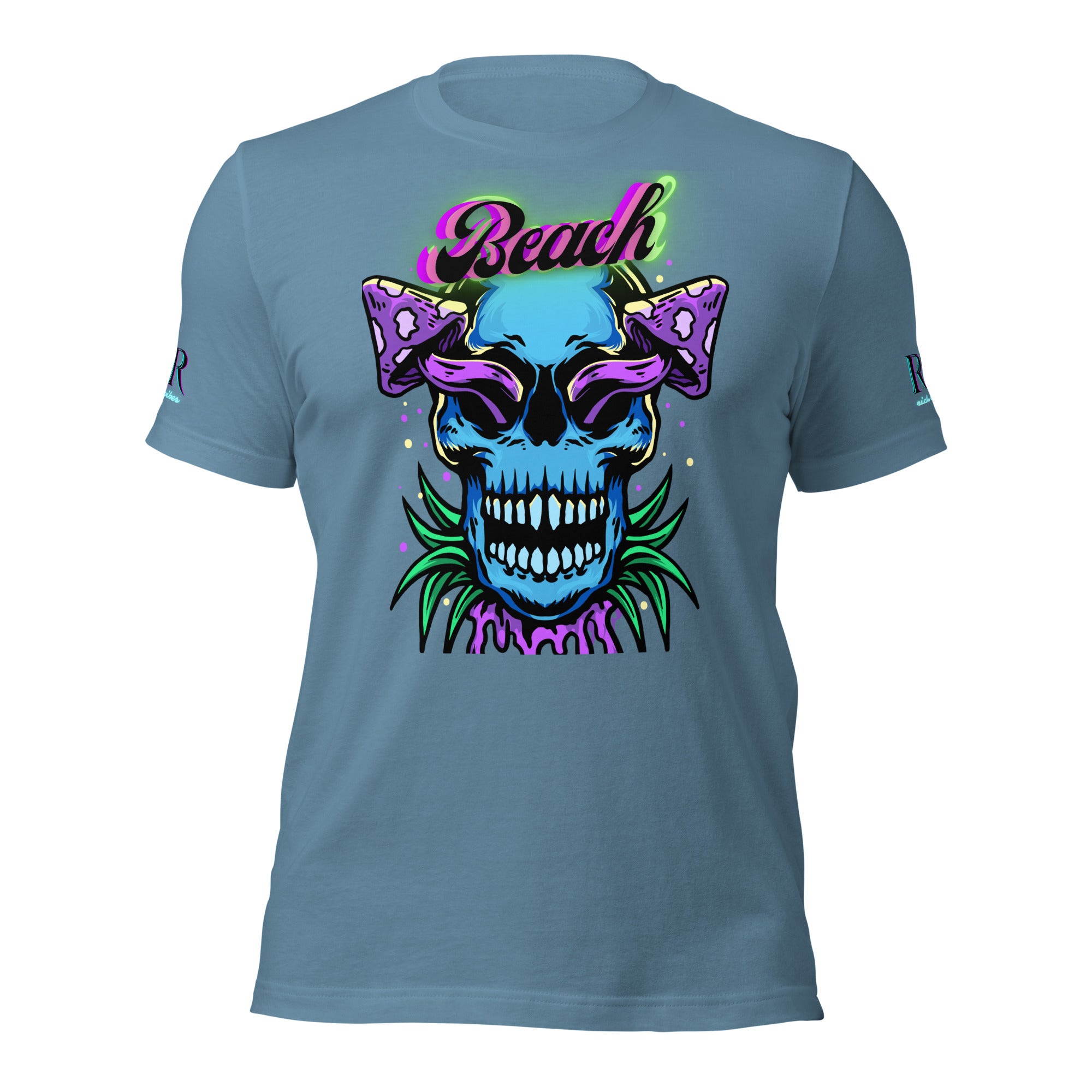 Brand Of The Brave Purple Shroom Skull Vibes - Unisex t-shirt