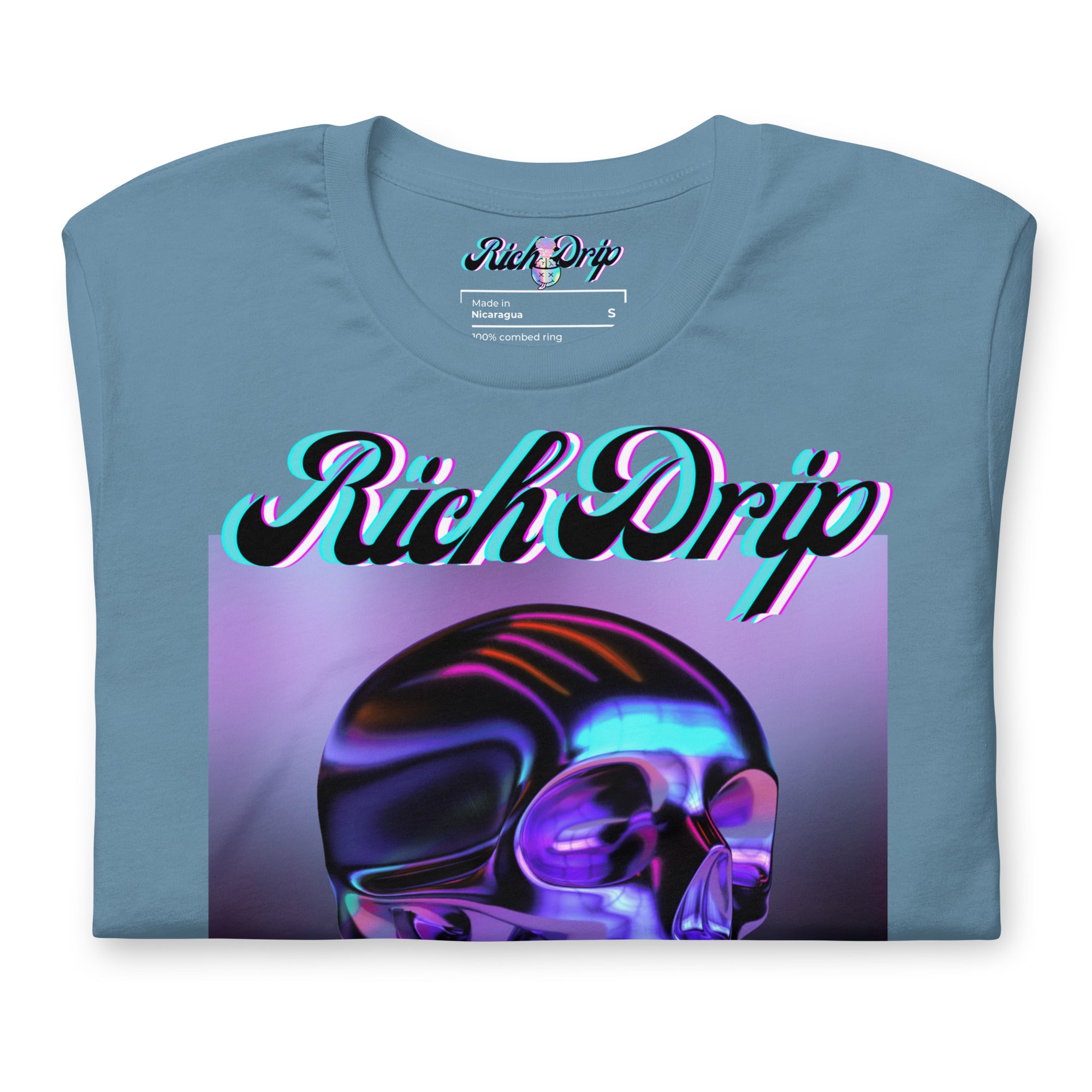 Rich Drip Drippy Metal Skull 2.0 - Unisex t-shirt