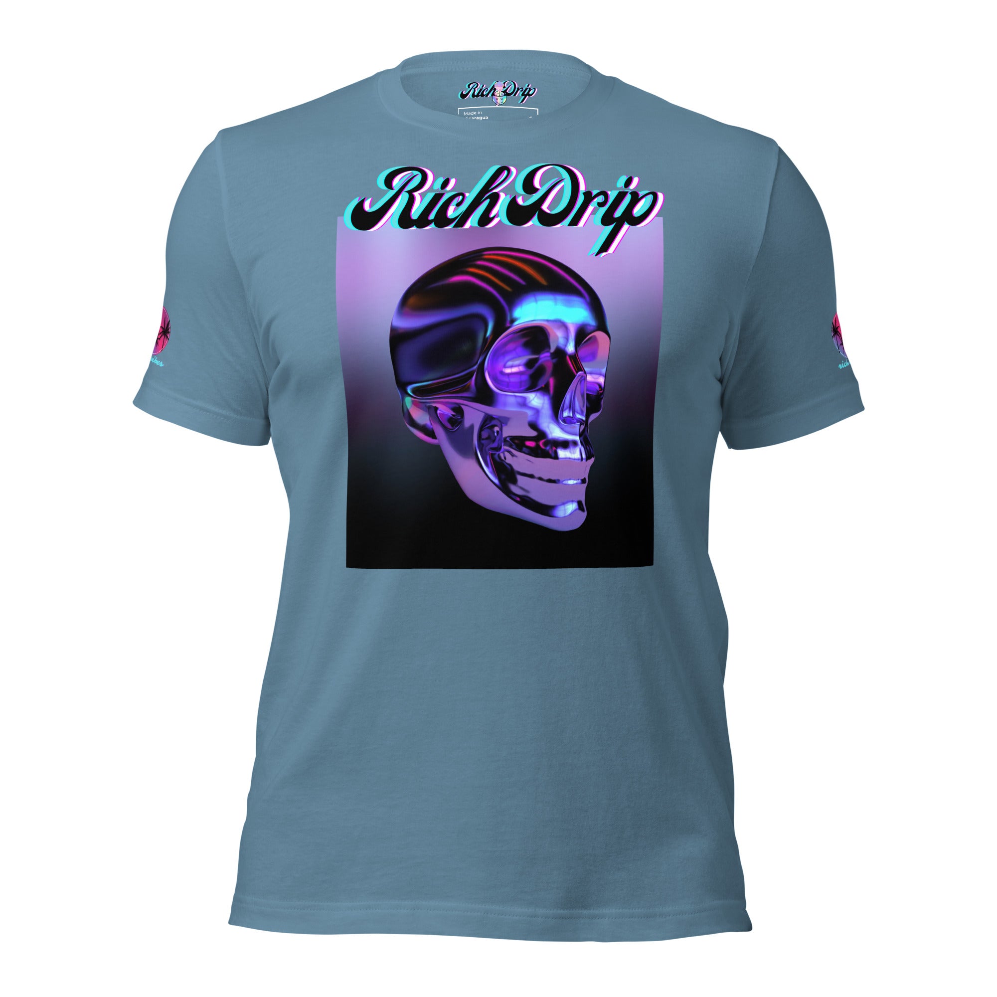 Rich Drip Drippy Metal Skull 2.0 - Unisex t-shirt
