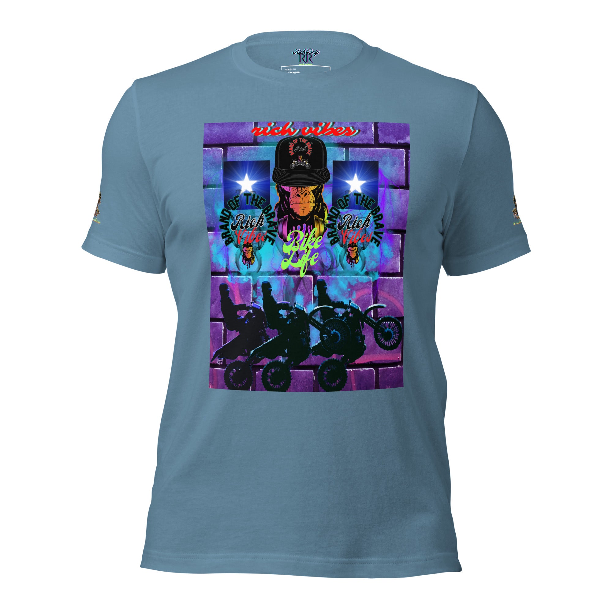 Rich Vibes Purple Brick Volt Bike Life 1.0 - Unisex t-shirt