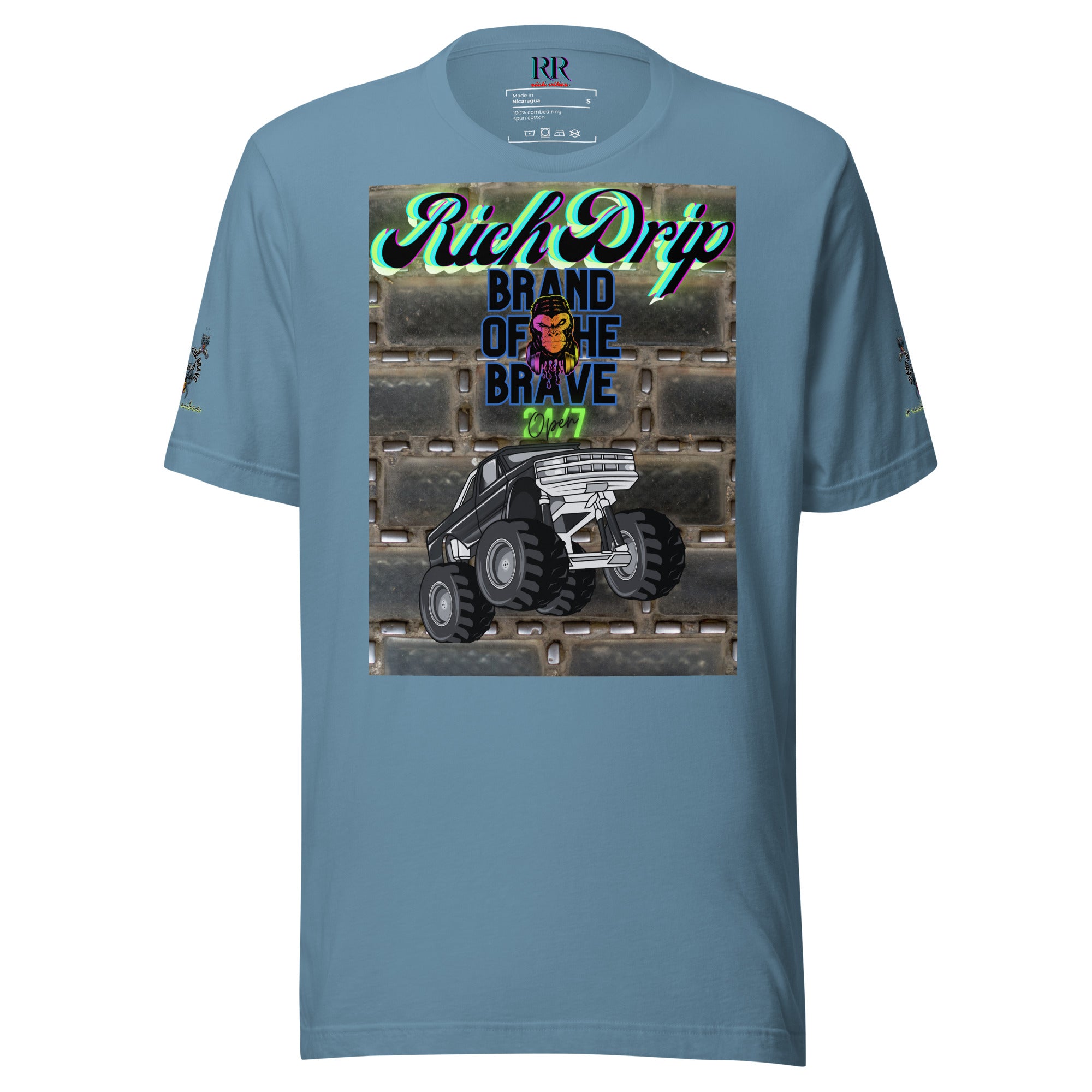 Rich Drip RV Brand Of The Brave 24/7 Monster Truck - Unisex t-shirt