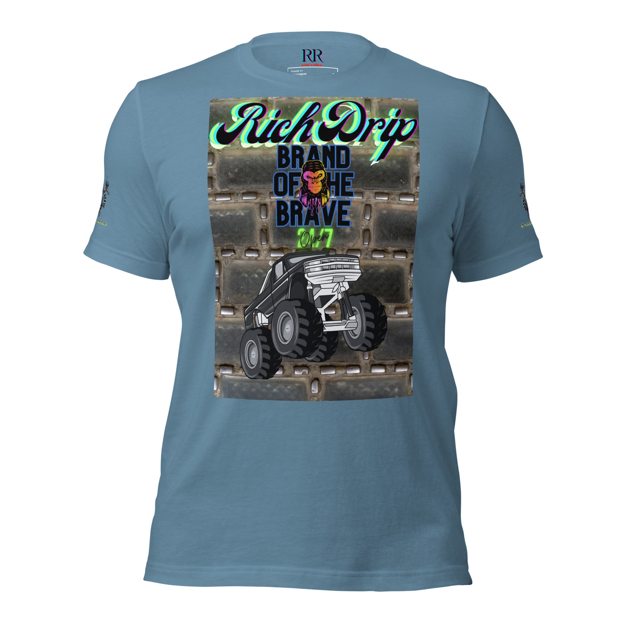 Rich Drip RV Brand Of The Brave 24/7 Monster Truck - Unisex t-shirt