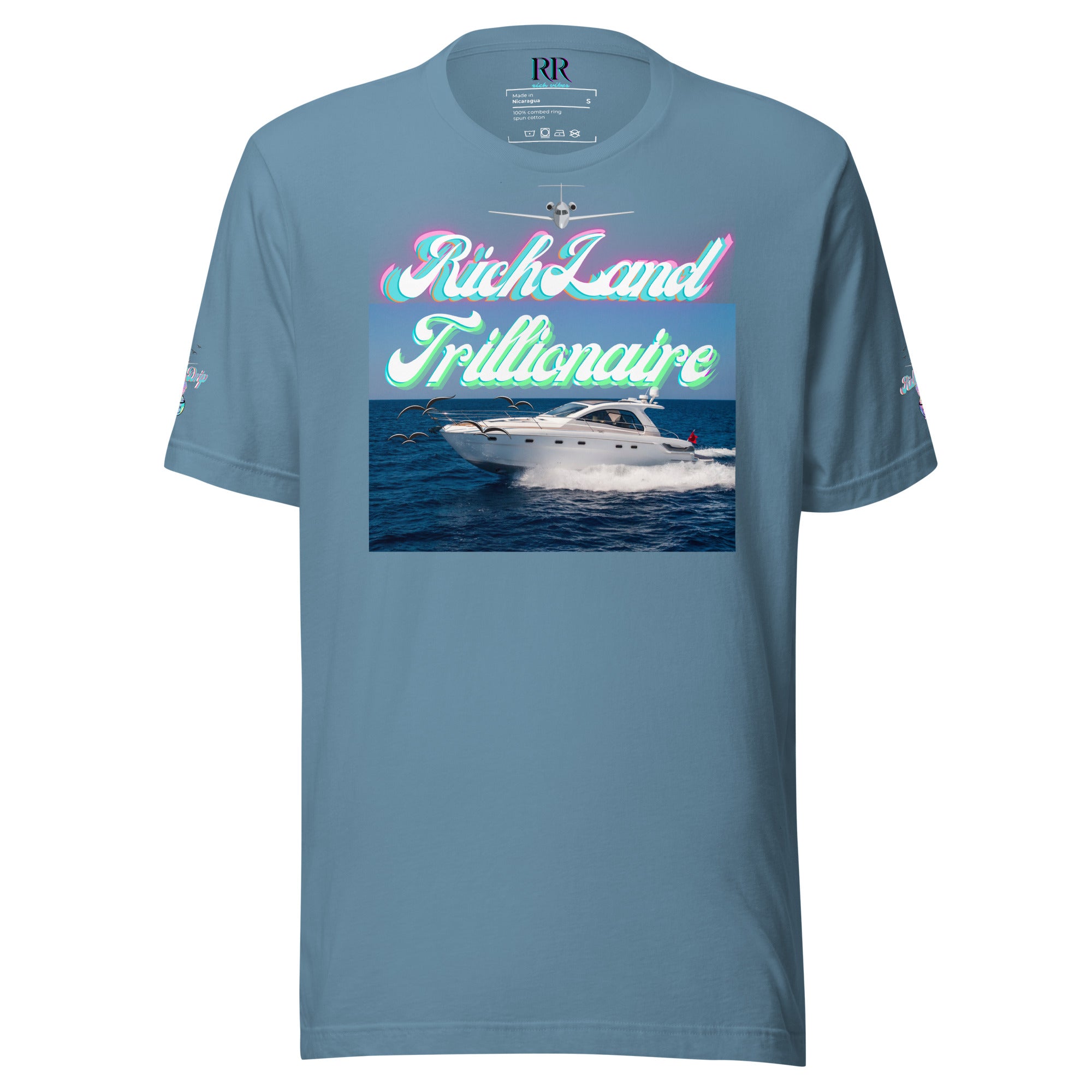 Rich Drip Rich Land Trillionaire Work Hard Play Hard 24/7 - Unisex t-shirt