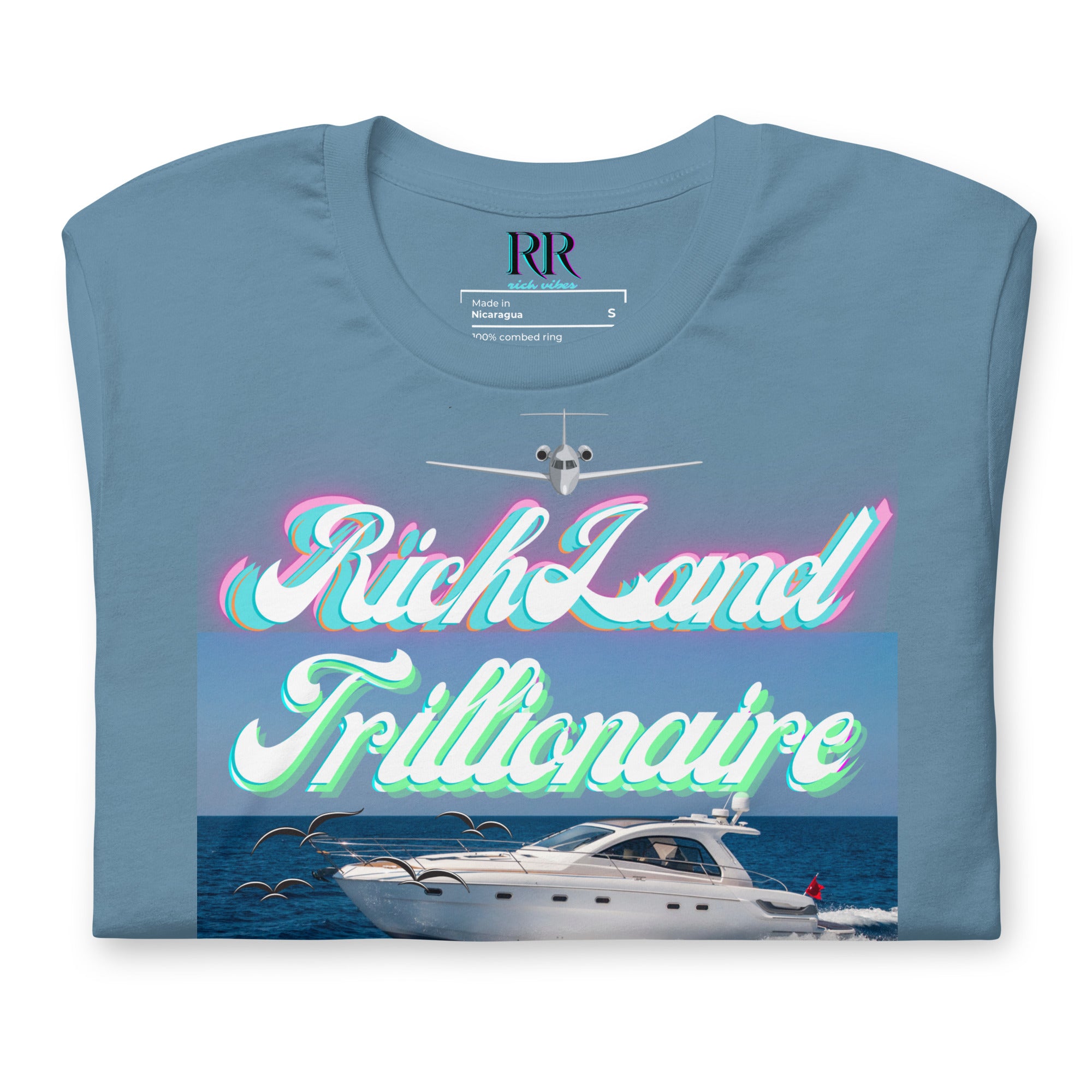 Rich Drip Rich Land Trillionaire Work Hard Play Hard 24/7 - Unisex t-shirt
