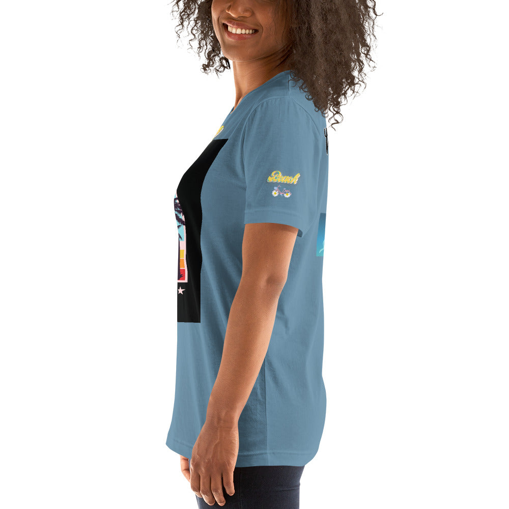 Vineyard Vibes Golden Beach Sun and Sand - Pastel Unisex t-shirt